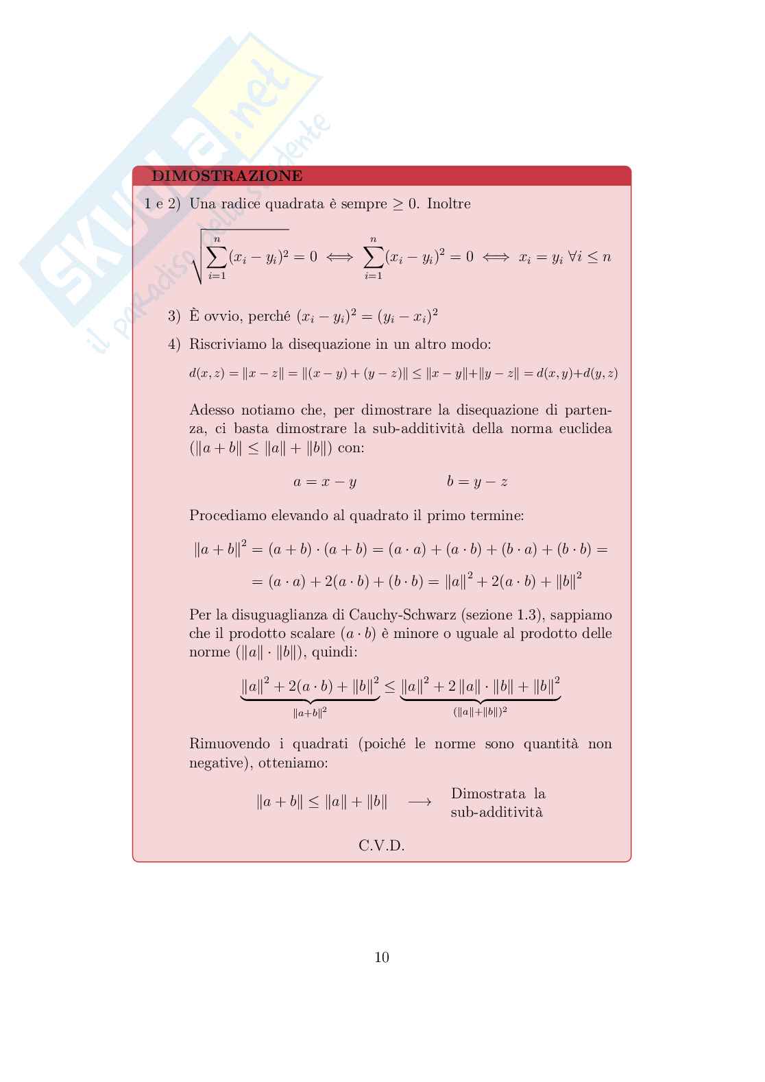 Appunti di Analisi matematica II  Pag. 11