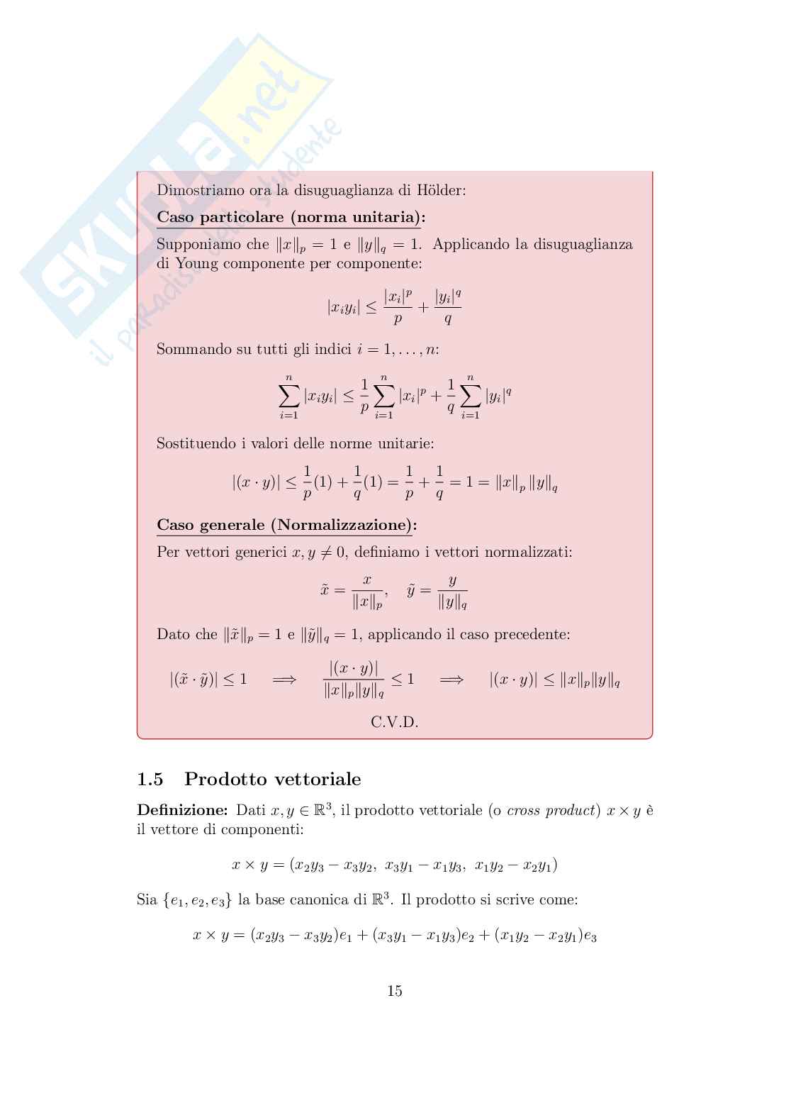 Appunti di Analisi matematica II  Pag. 16