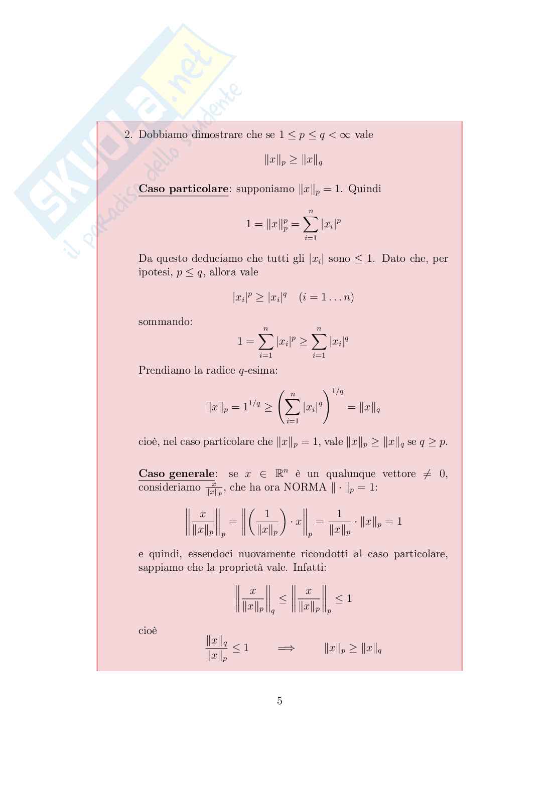 Appunti di Analisi matematica II  Pag. 6
