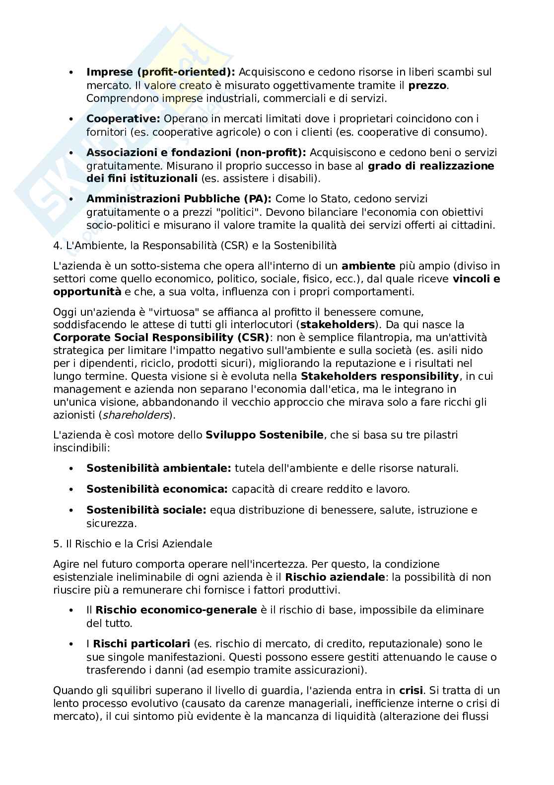 Appunti esame Economia aziendale  Pag. 2