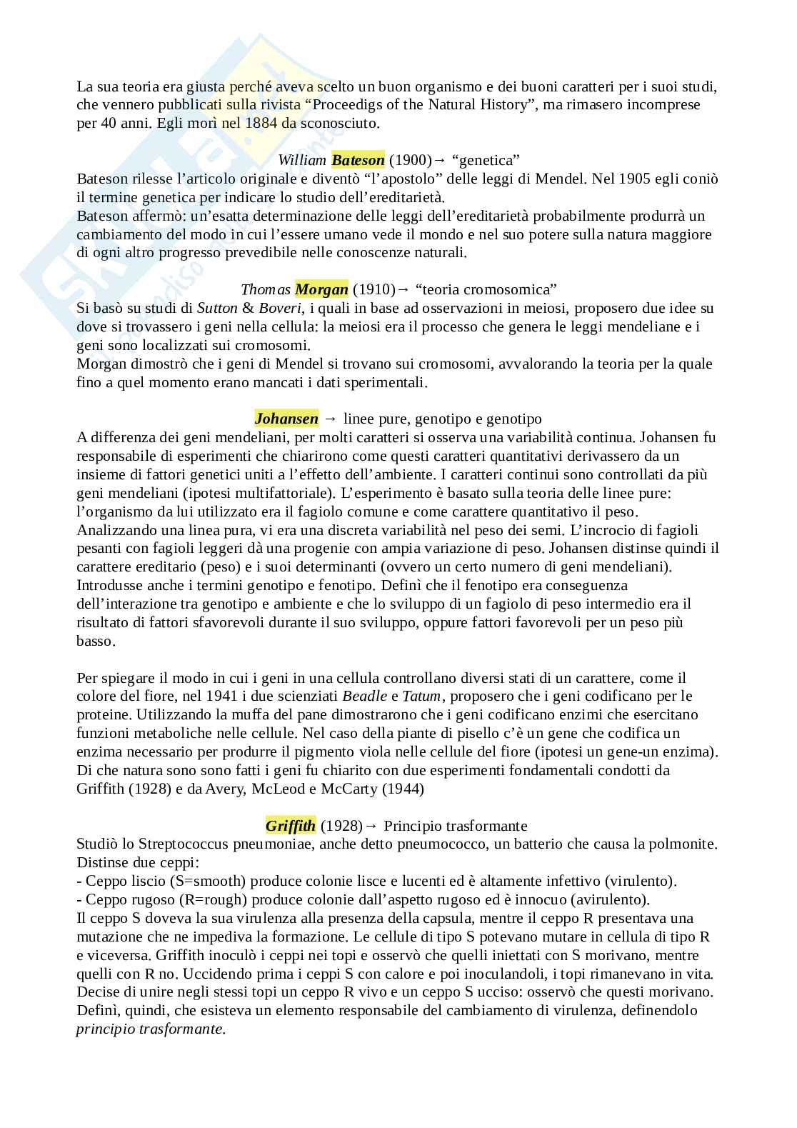 Appunti Genetica Pag. 2