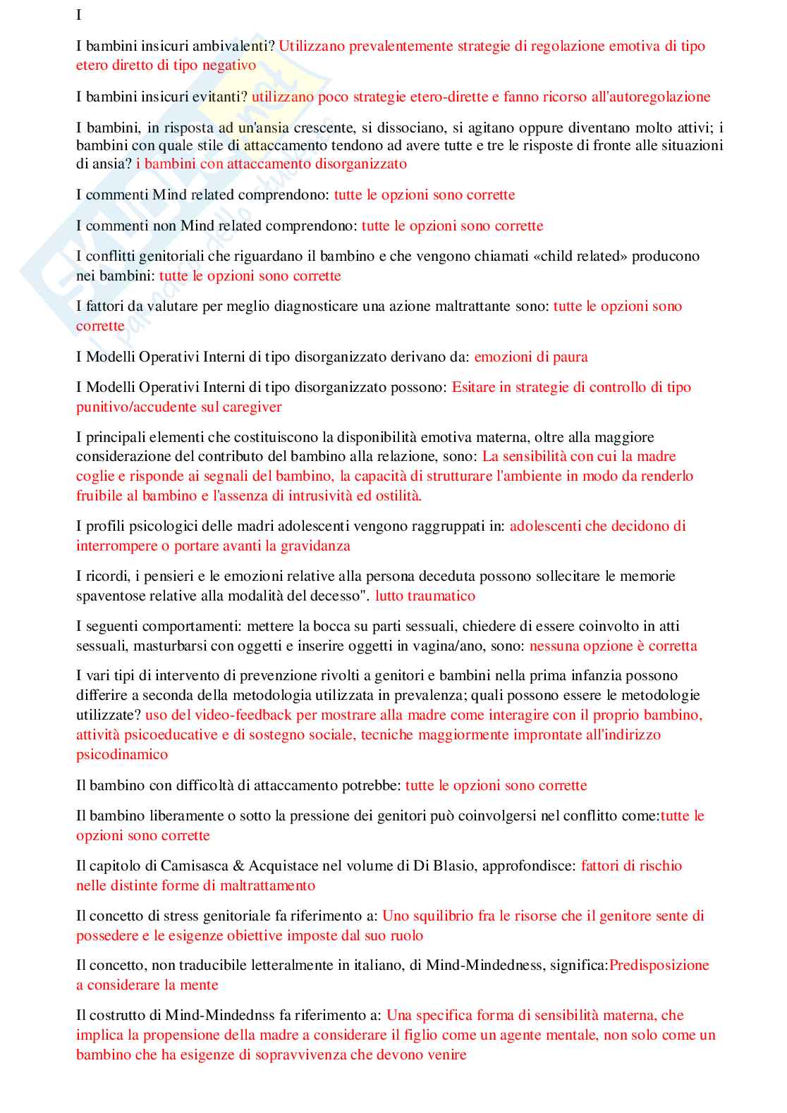 Paniere in ordine alfabetico Psicologia dello sviluppo e delle relazioni interpersonali  Pag. 6