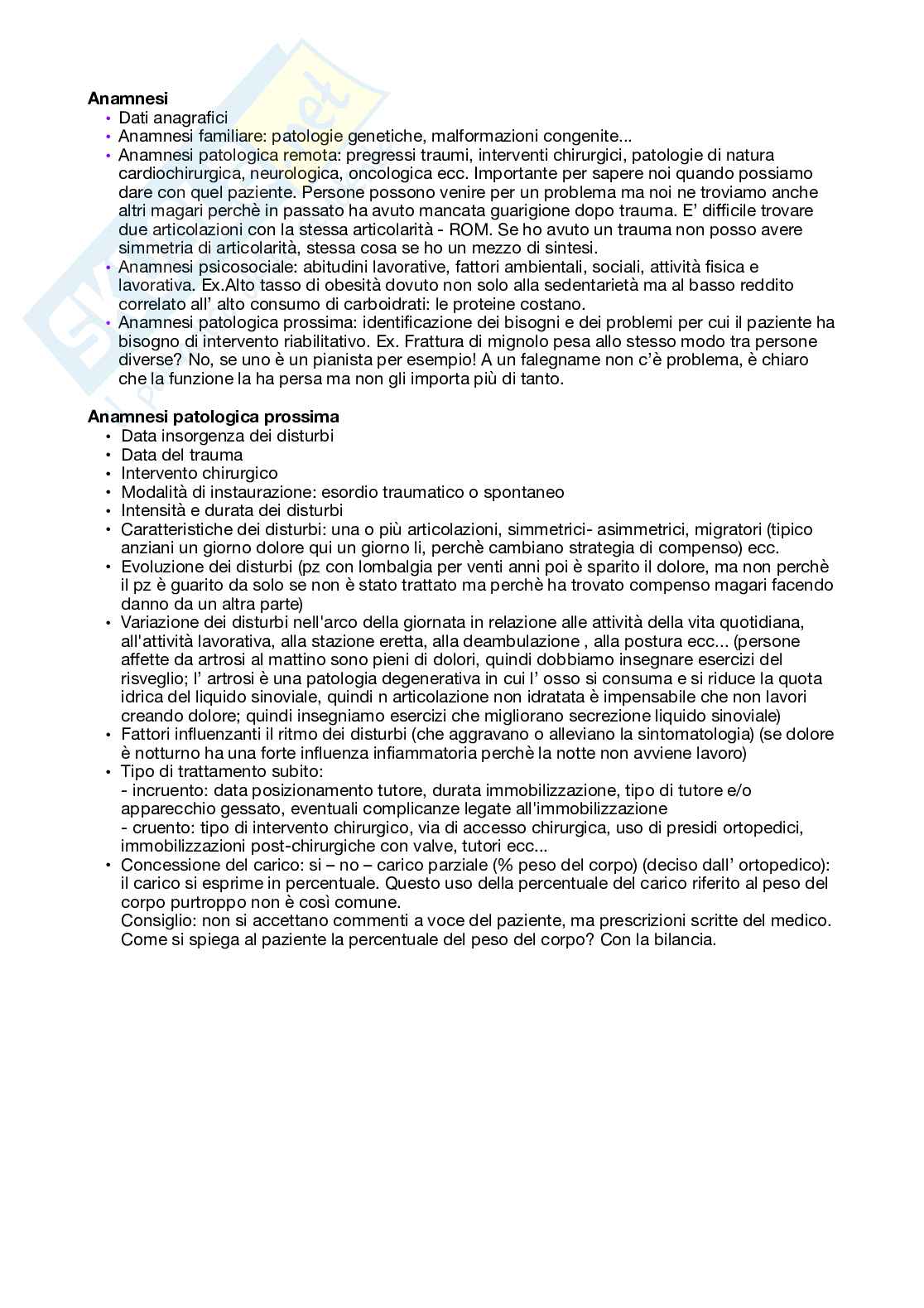 Tecniche e protocolli riabilitativi ortopedici Pag. 2