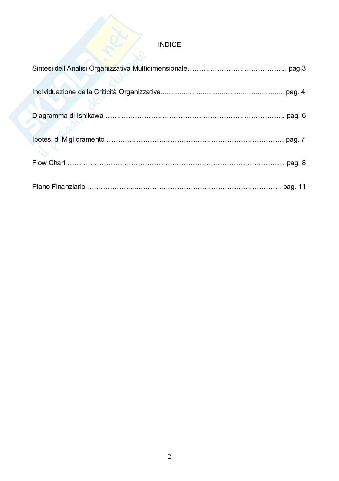 Tesina su accreditamento ed organizzazione Pag. 2