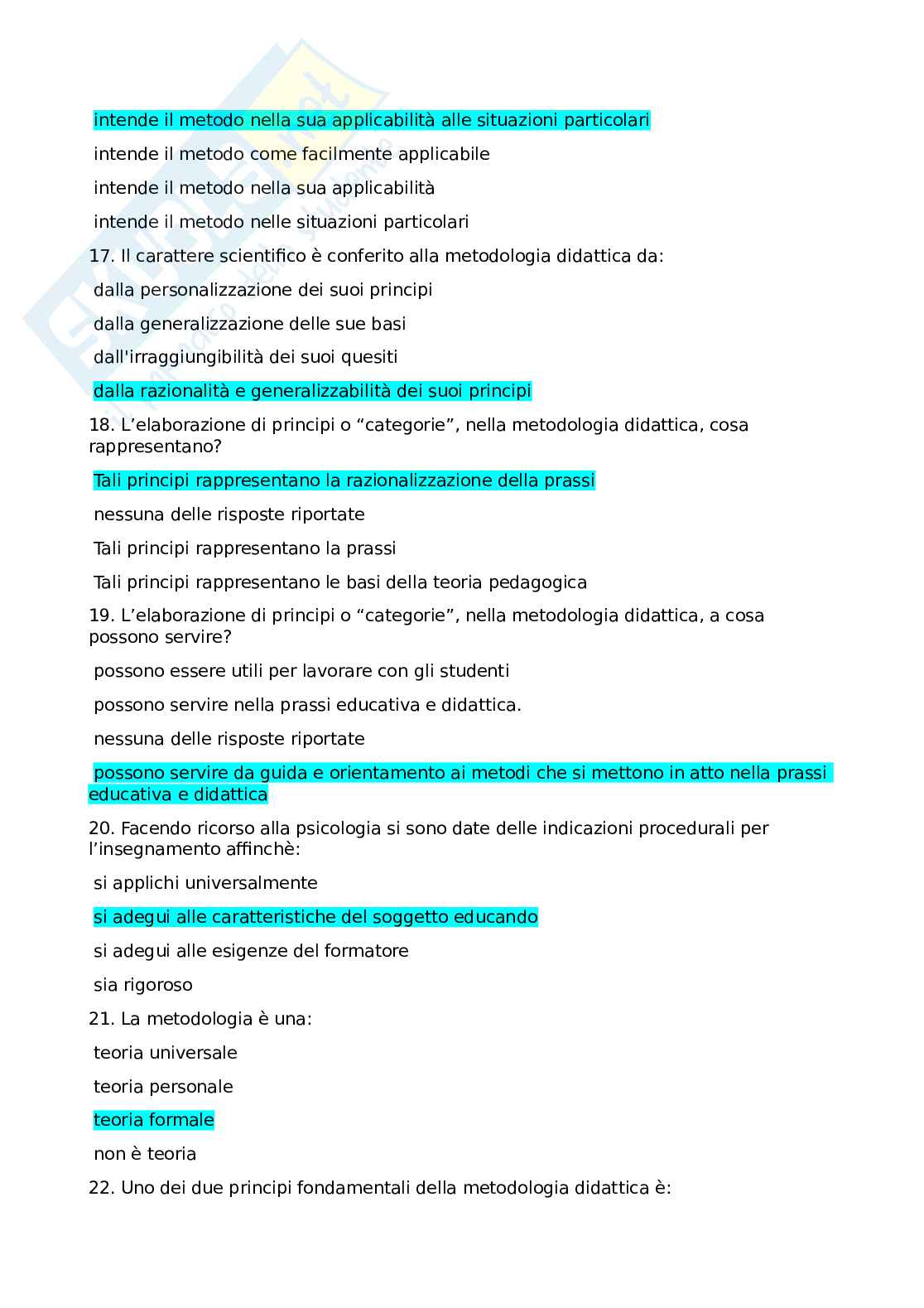 Paniere Didattica e pedagogia speciale - chiuse Pag. 11