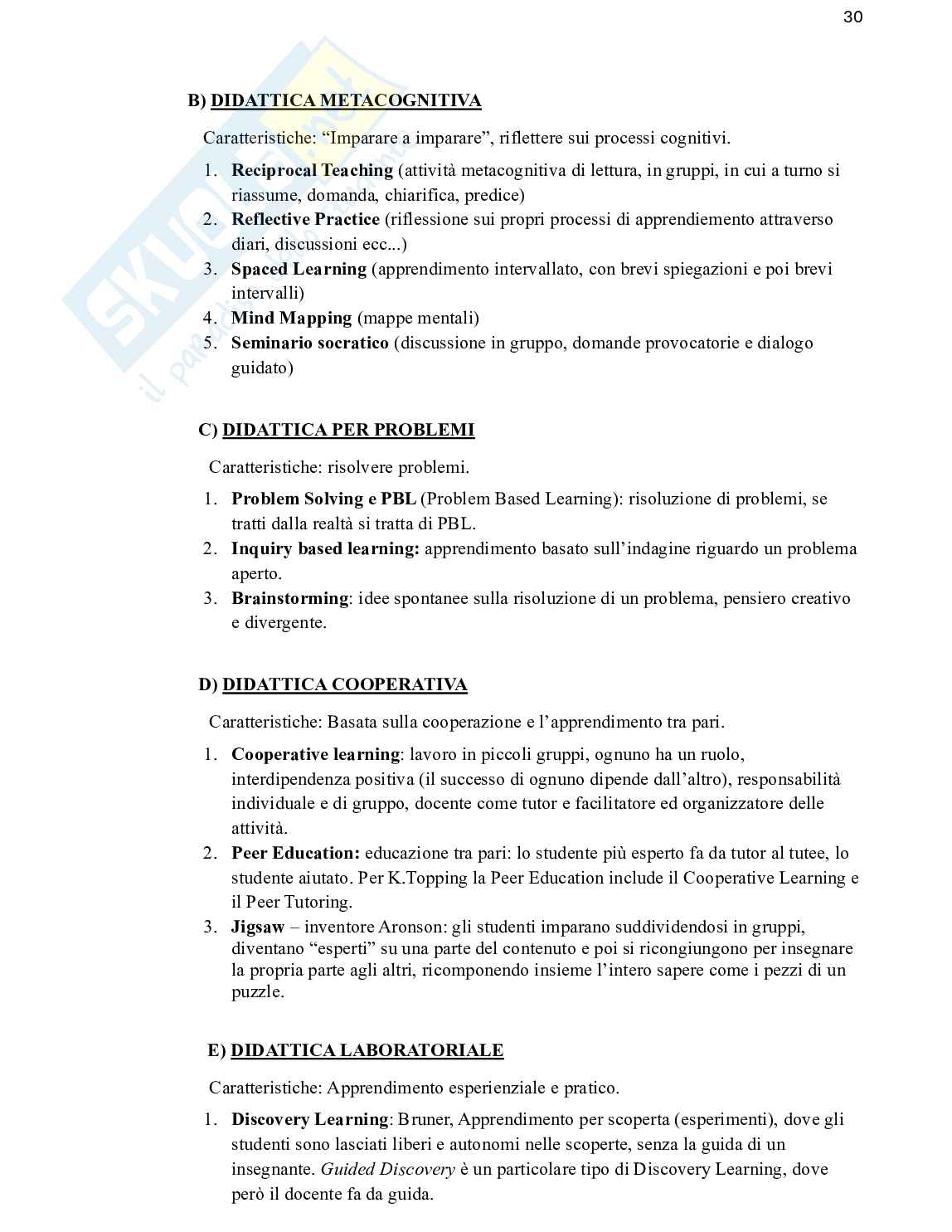 Riassunto esame Concorso docenti, Prof. Casillo Mario, libro consigliato Preparazione efficace alla preselettiva del concorso docenti 2026/2027: riassunti e schemi completi, Di Renzo Pag. 31