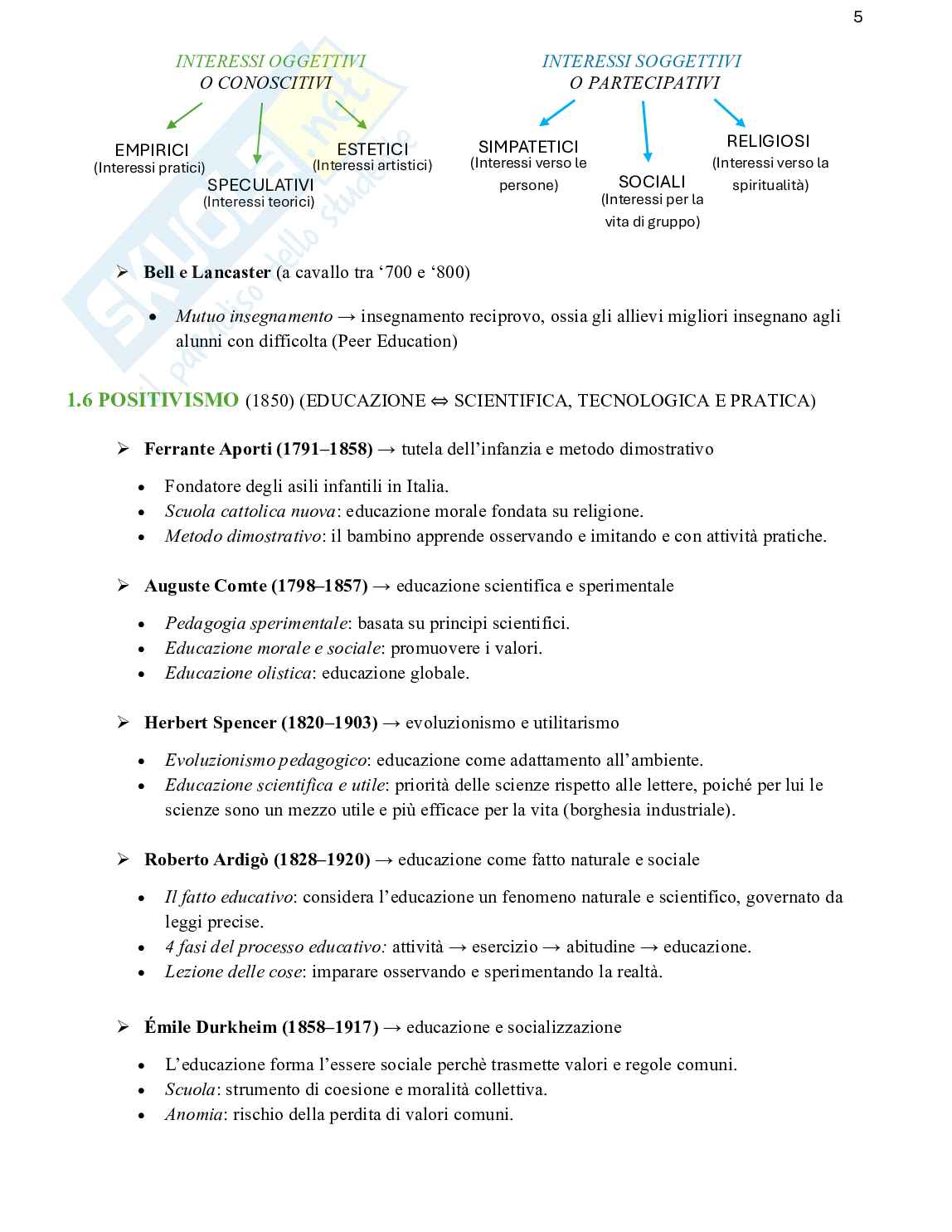 Riassunto esame Concorso docenti, Prof. Casillo Mario, libro consigliato Preparazione efficace alla preselettiva del concorso docenti 2026/2027: riassunti e schemi completi, Di Renzo Pag. 6