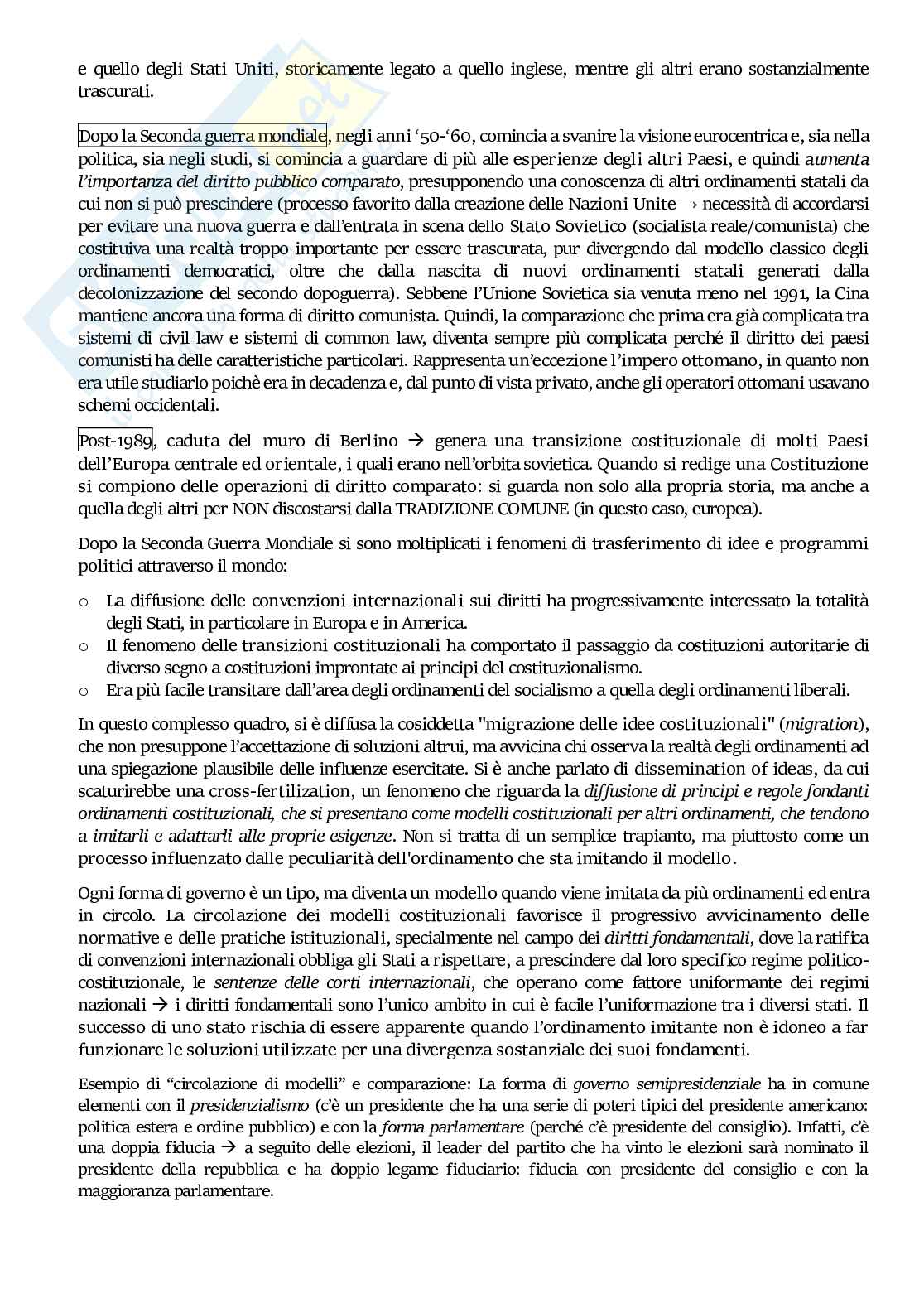 Appunti Diritto pubblico comparato Pag. 2