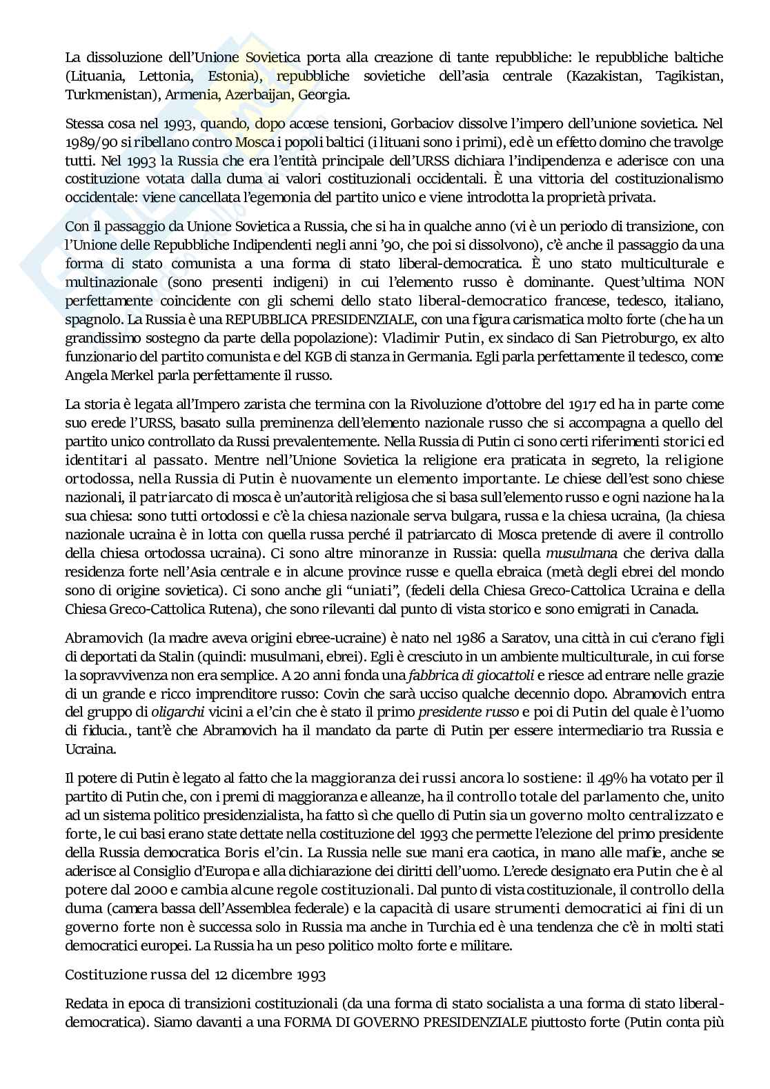 Appunti Diritto pubblico comparato Pag. 86