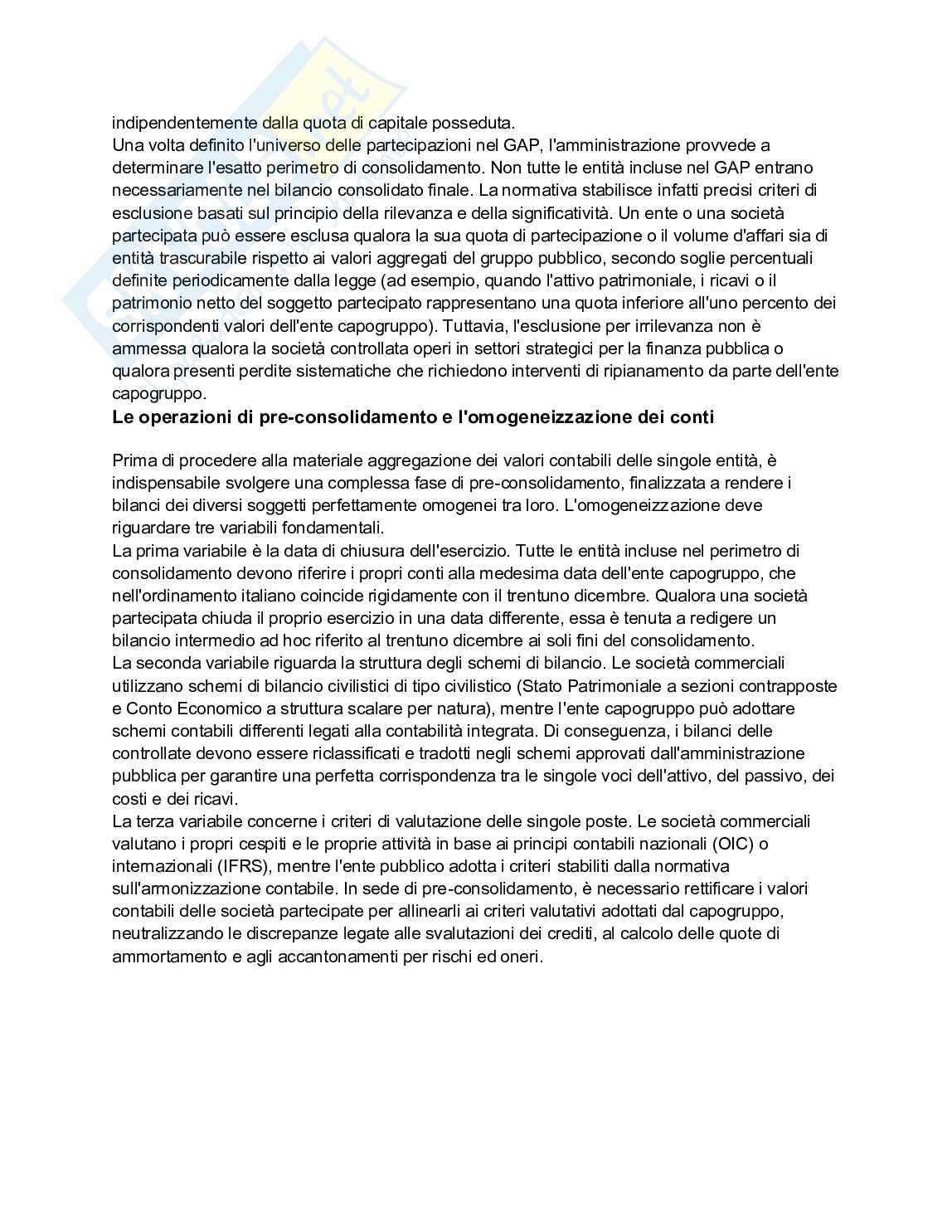 Bilancio delle aziende pubbliche  Pag. 56