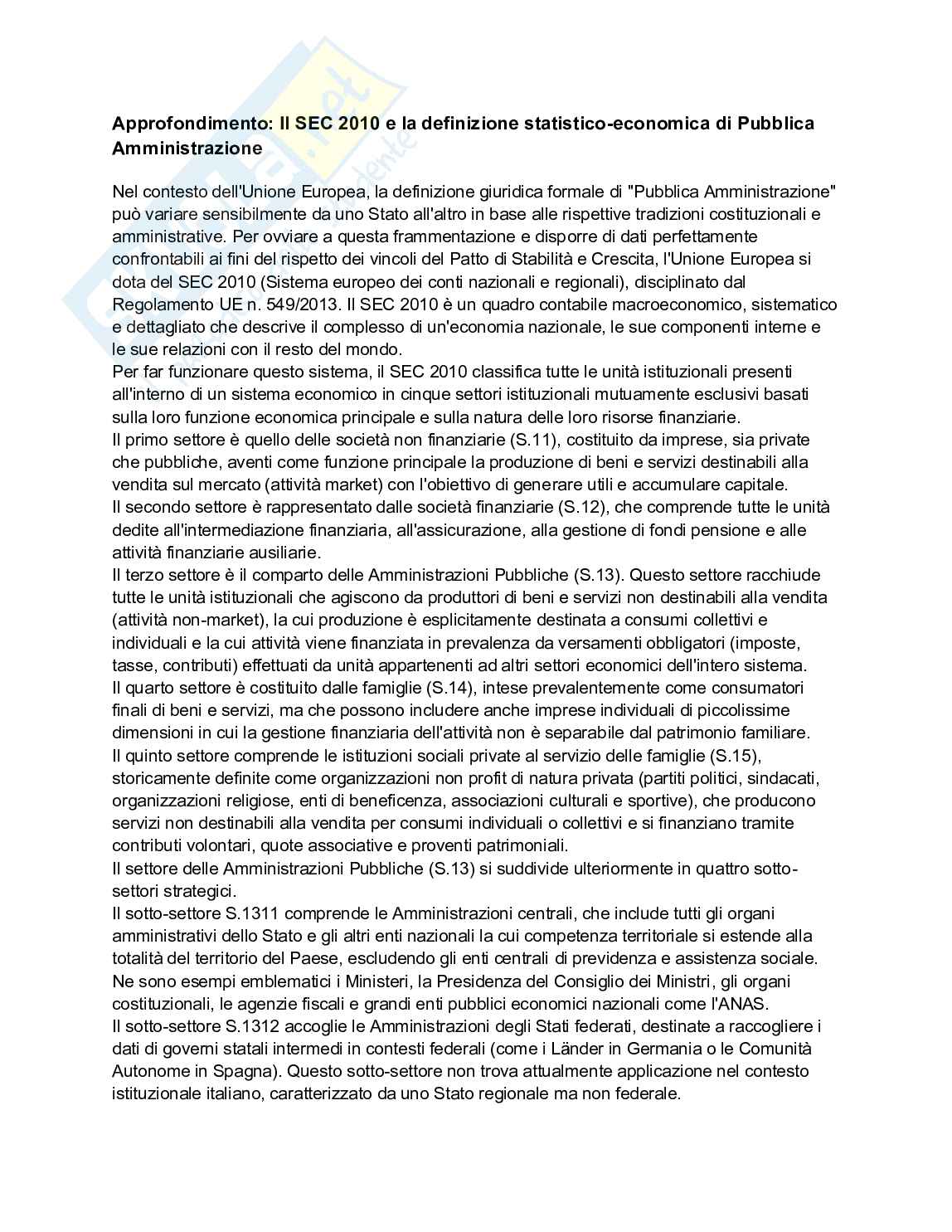 Bilancio delle aziende pubbliche  Pag. 6