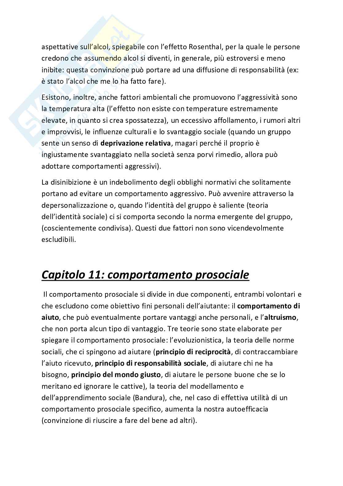 Riassunto esame Psicologia sociale , Prof. Kosic Ankica, libro consigliato Psicologa sociale, Crisp, Turner Pag. 51