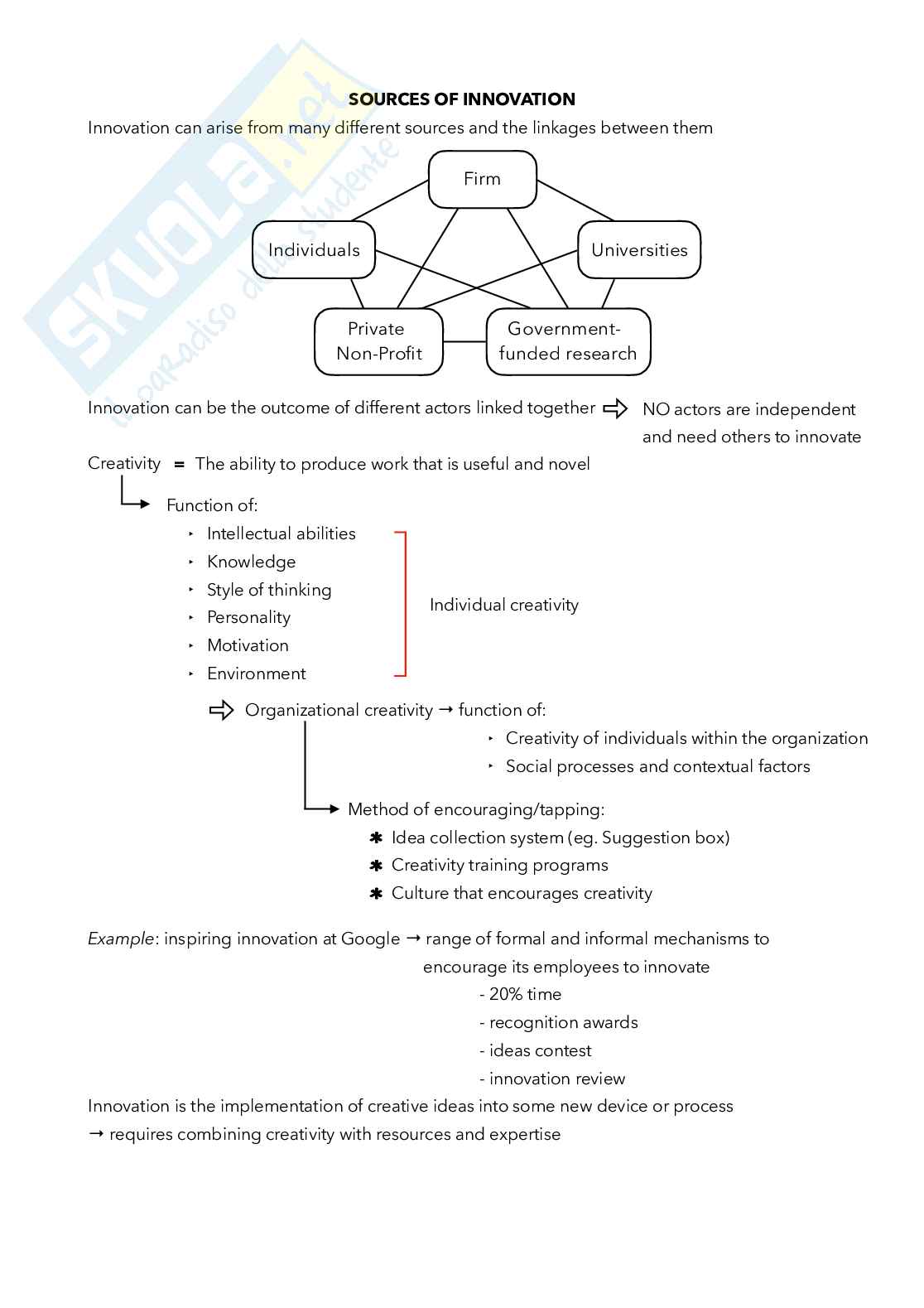 Economia e gestione dell'innovazione Pag. 6