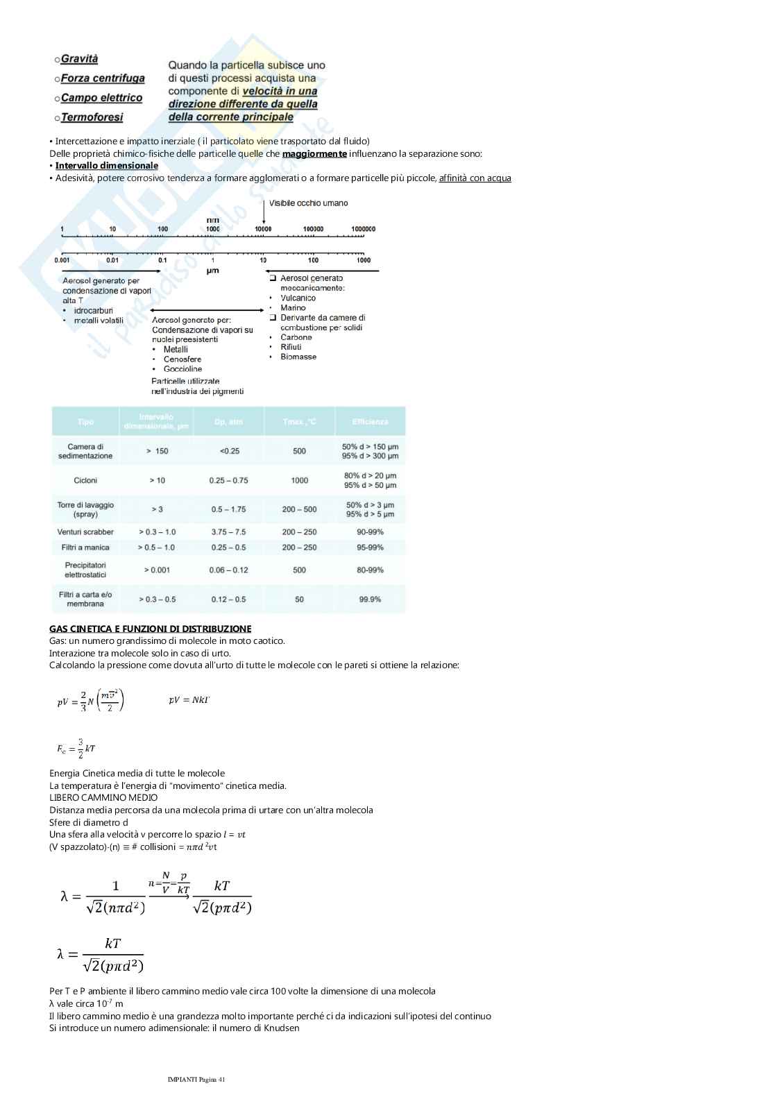 Teoria di Impianti chimici  Pag. 41