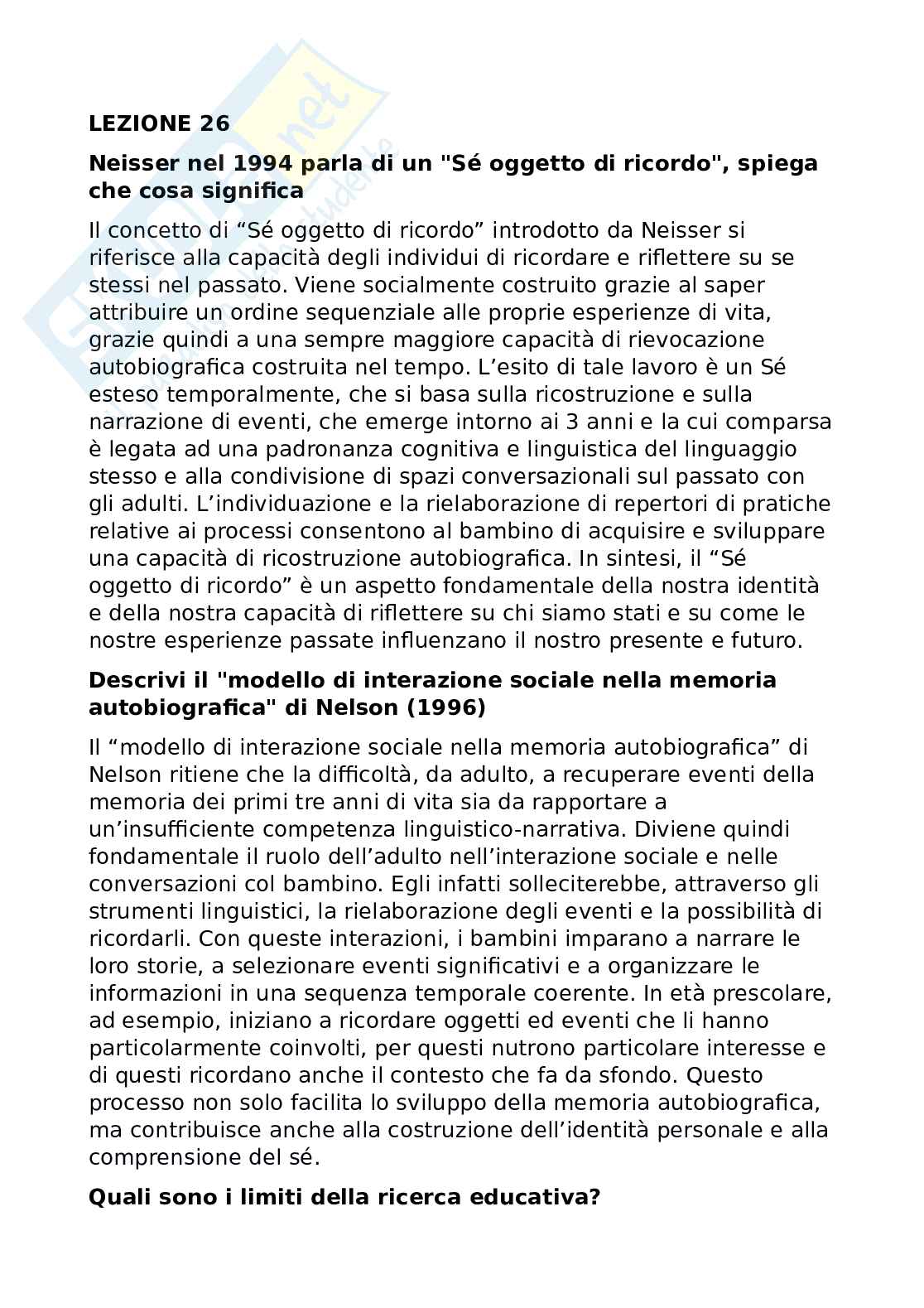Paniere risposte aperte corretto di Didattica dei nuovi media Pag. 16