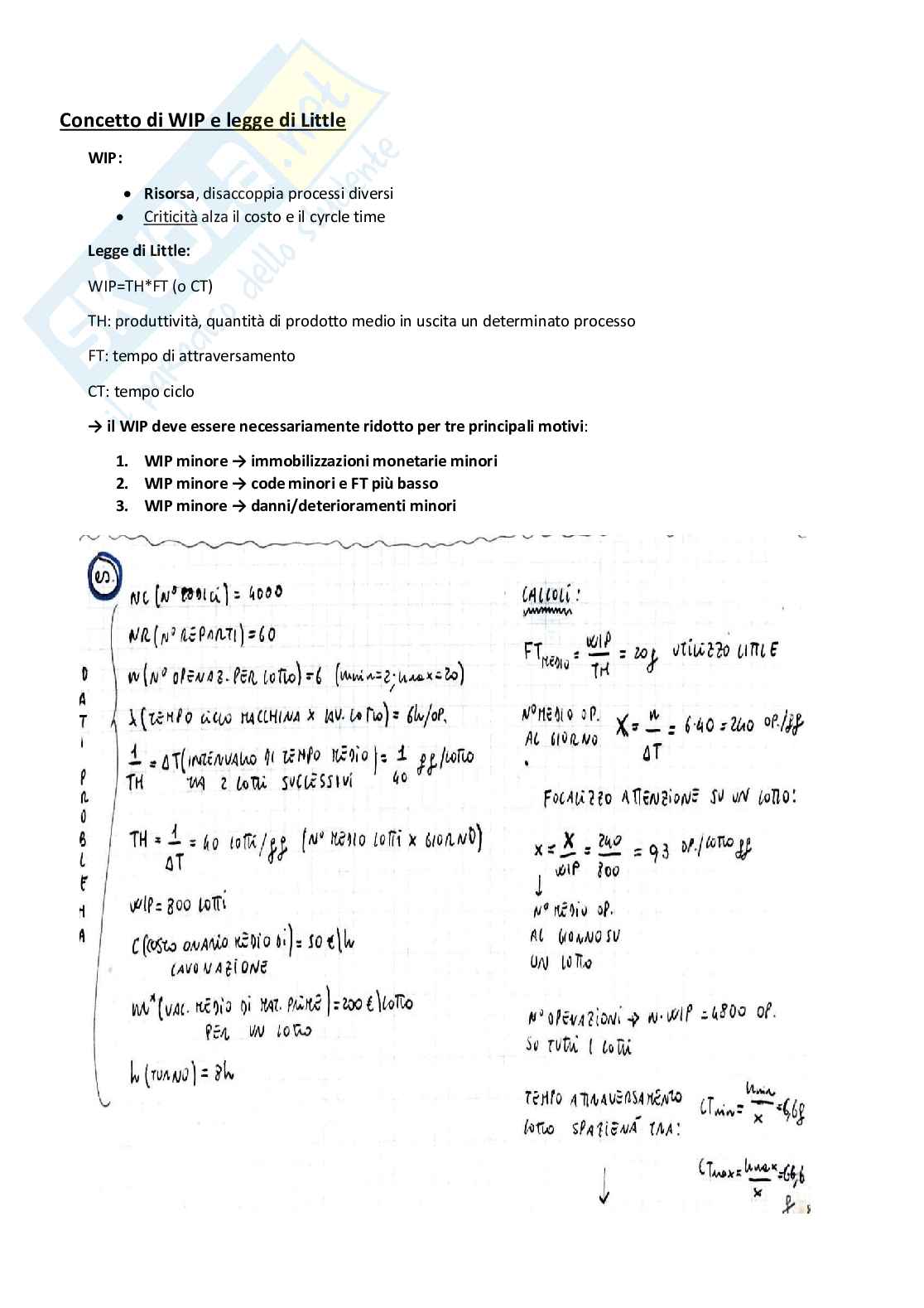 Gestione della produzione Pag. 21