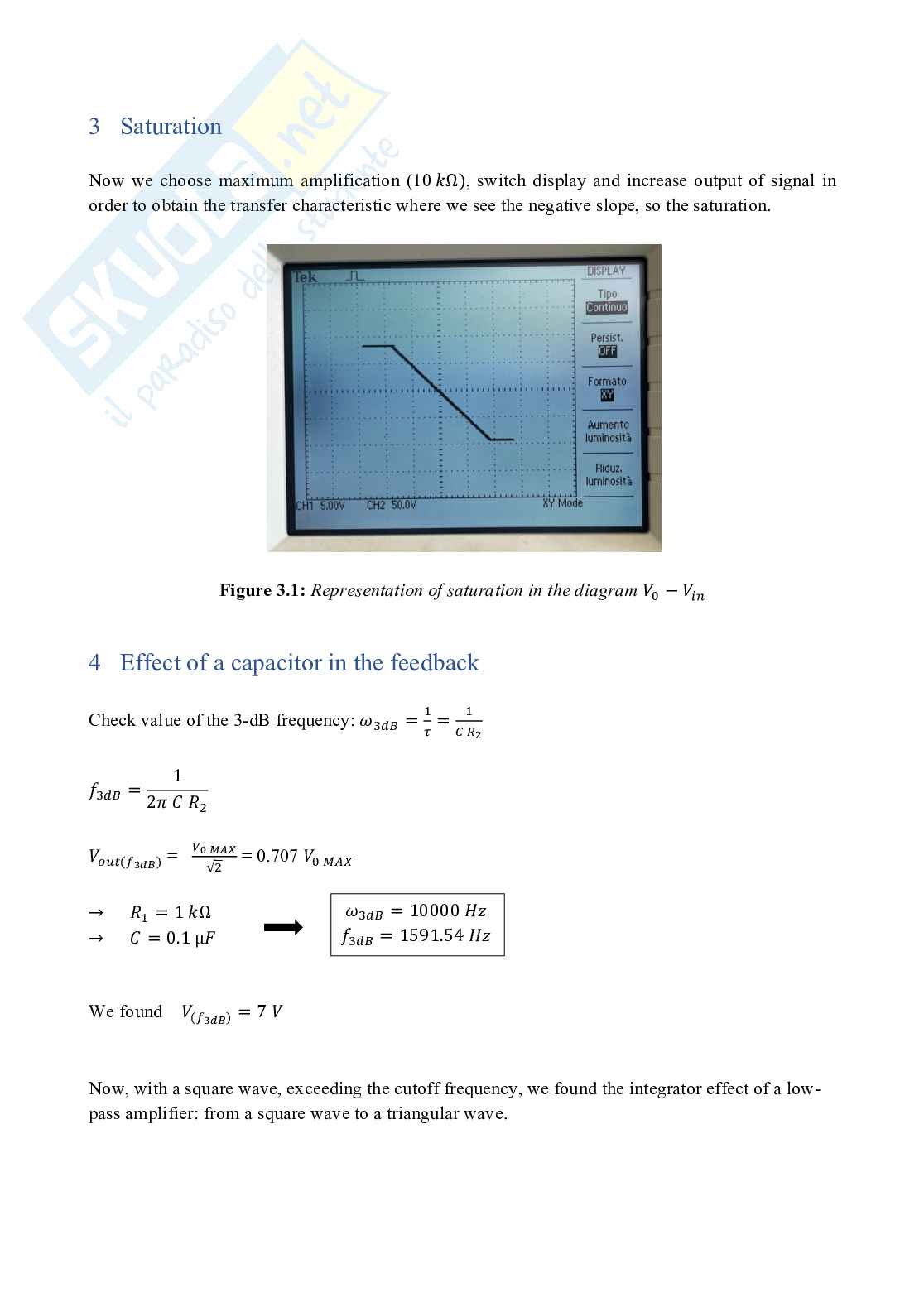 Laboratory report Pag. 6