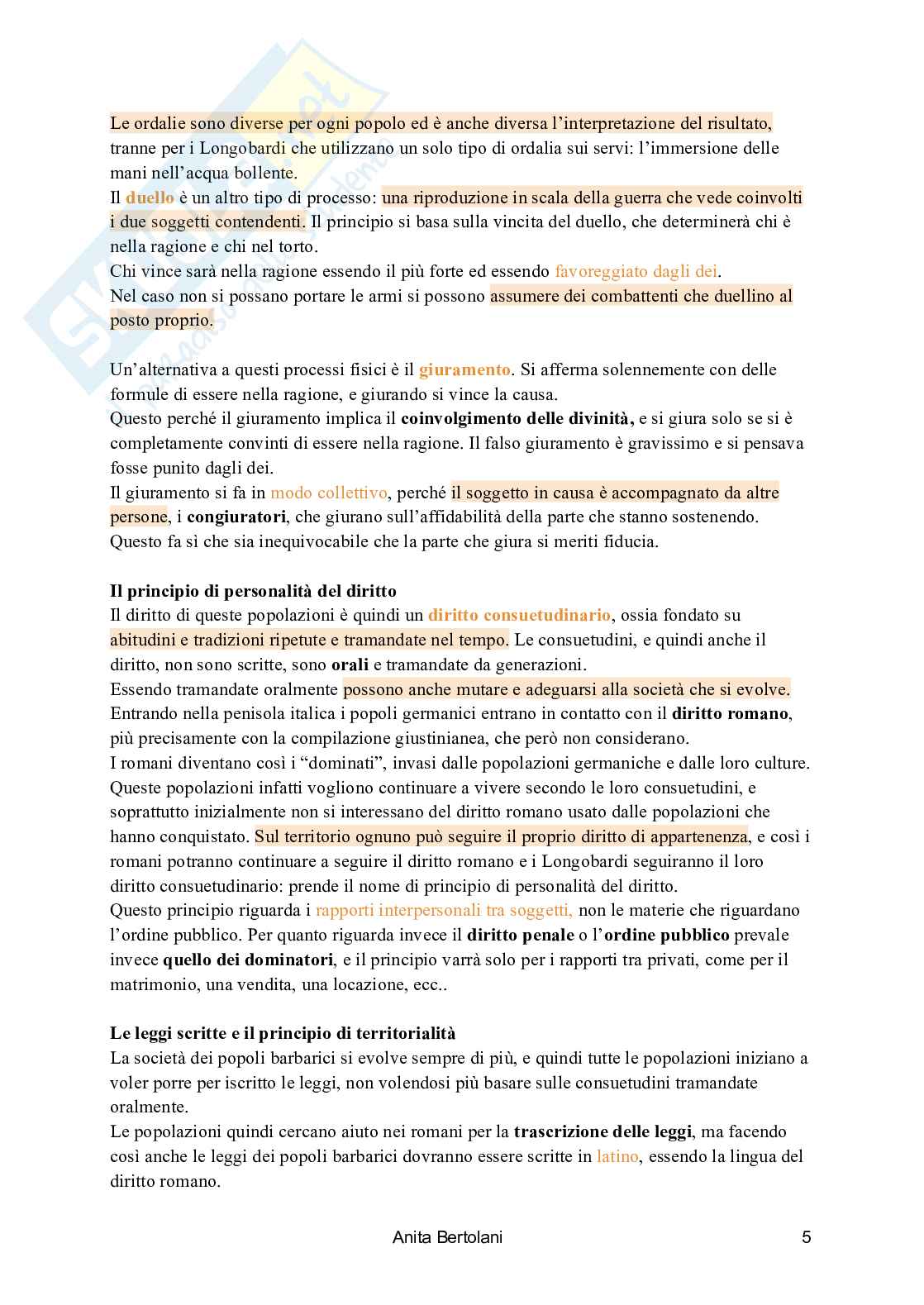 Appunti Storia del diritto medievale e moderno Pag. 6