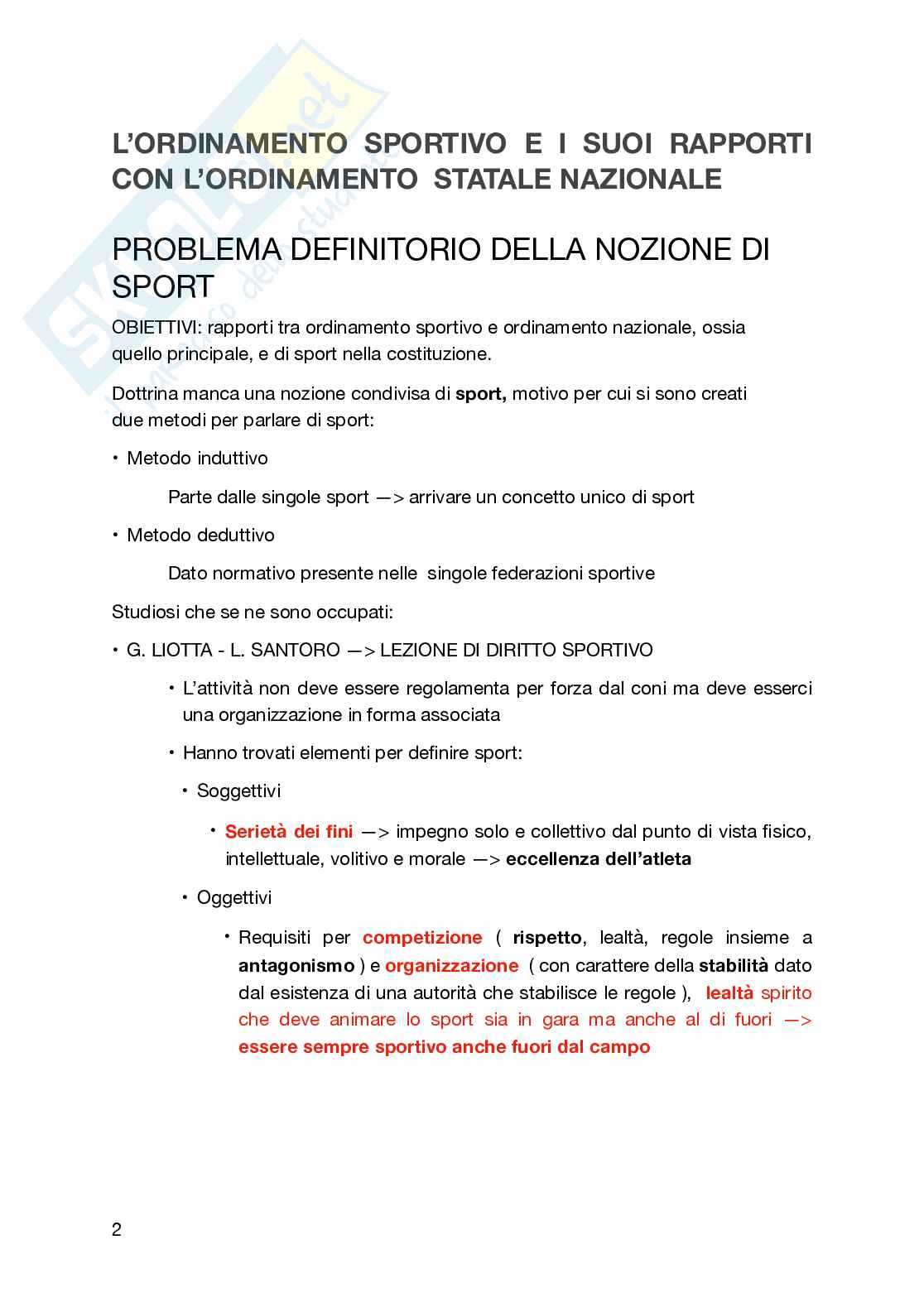 Appunti Giustizia sportiva Pag. 2
