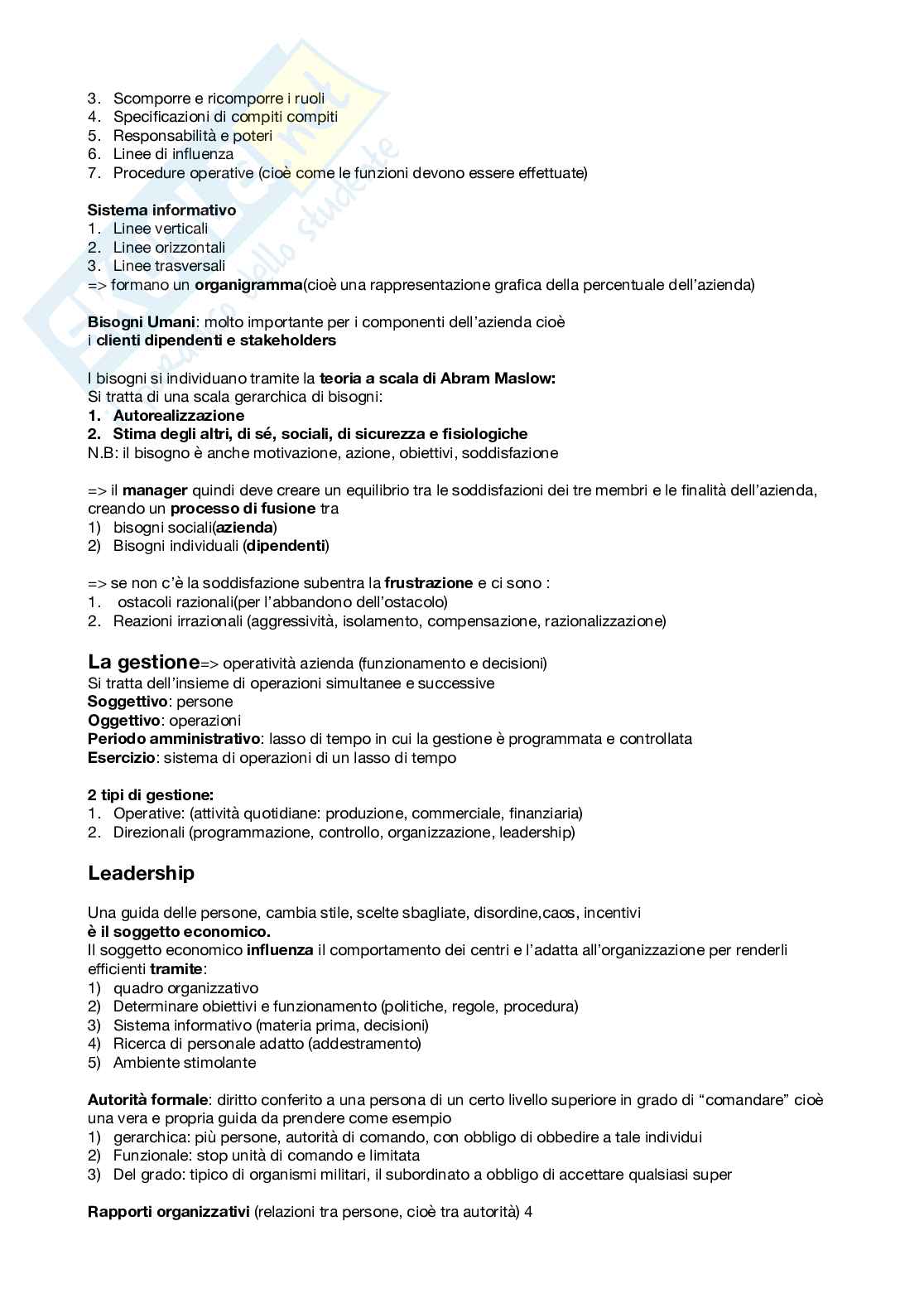 Economia aziendale  Pag. 2