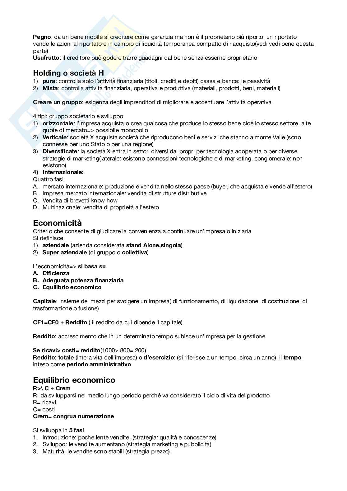 Economia aziendale  Pag. 6