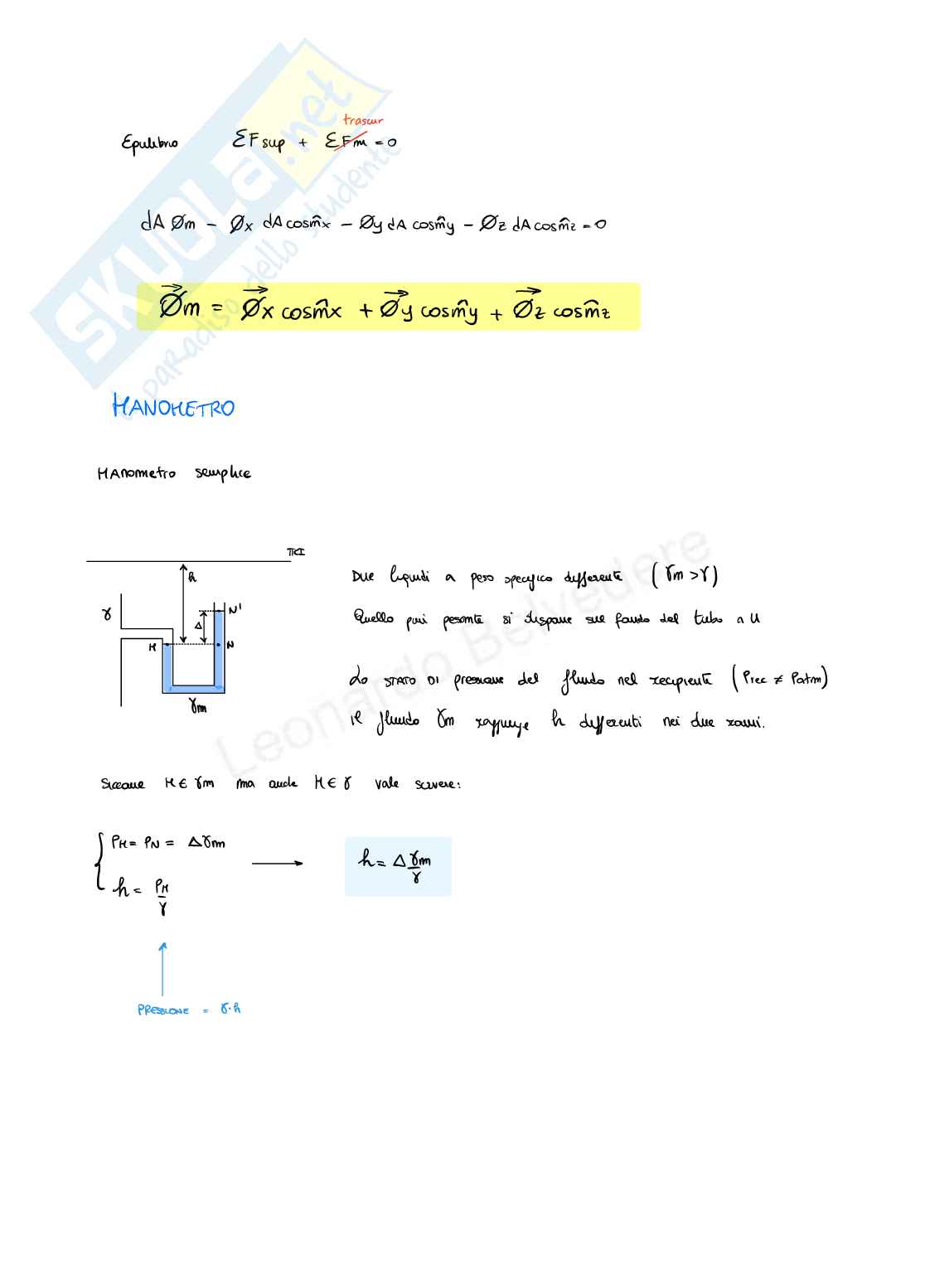 Appunti Meccanica dei fluidi - parte 1 Pag. 6