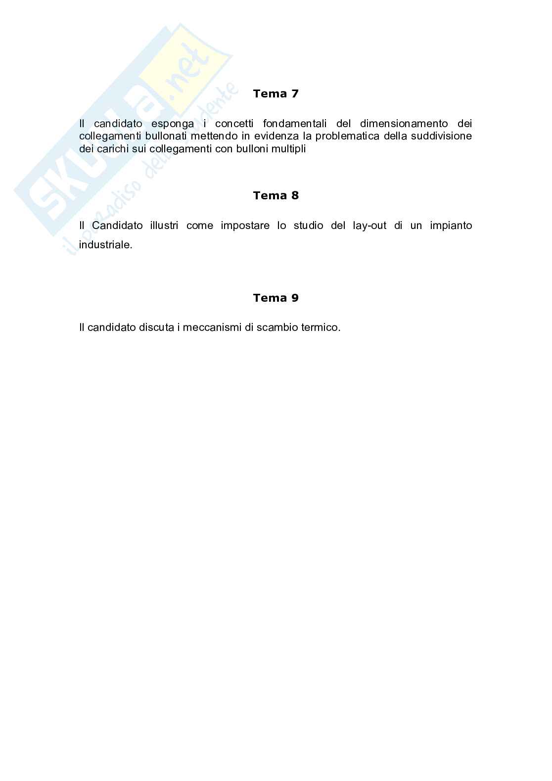 Esercizi completi "Esame di Stato per l'abilitazione alla professione di Ingegnere Meccanico" Pag. 11