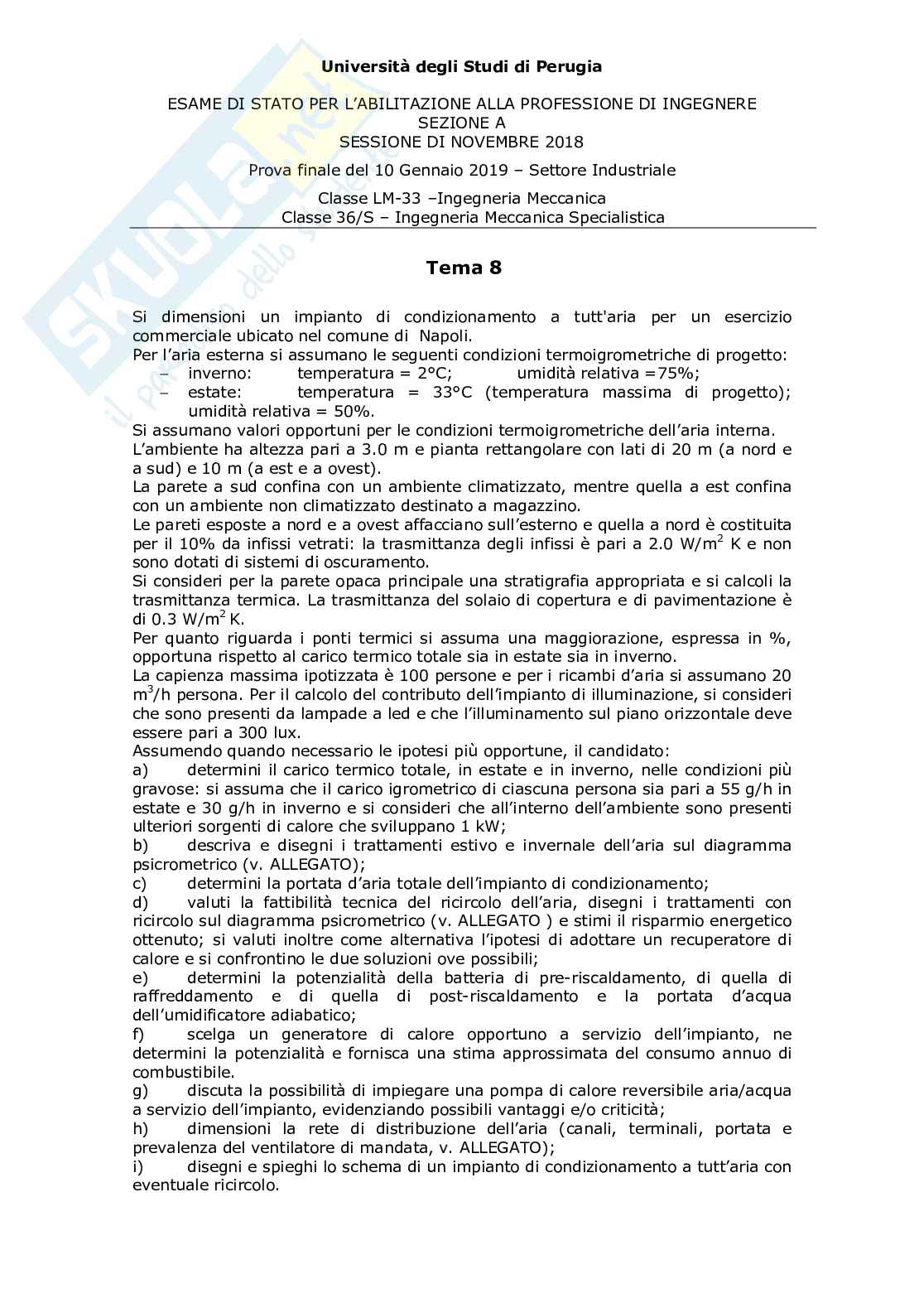 Esercizi completi "Esame di Stato per l'abilitazione alla professione di Ingegnere Meccanico" Pag. 21