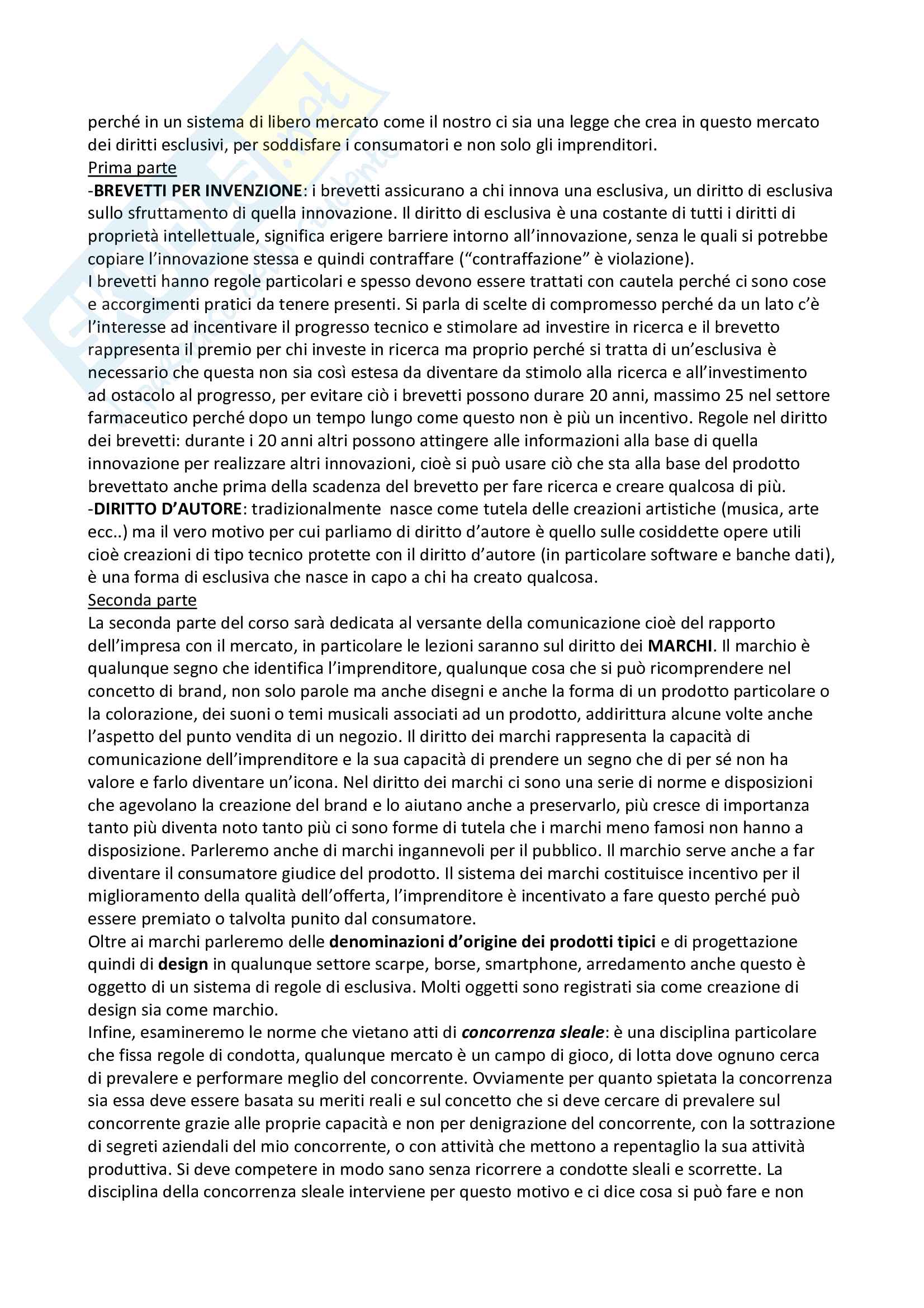 Diritto industriale Pag. 2