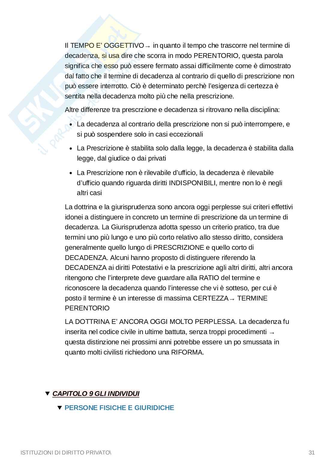 Riassunto esame Diritto privato, Prof. Frezza Giampaolo, libro consigliato Manuale di diritto privato, Francesco Gazzoni Pag. 31