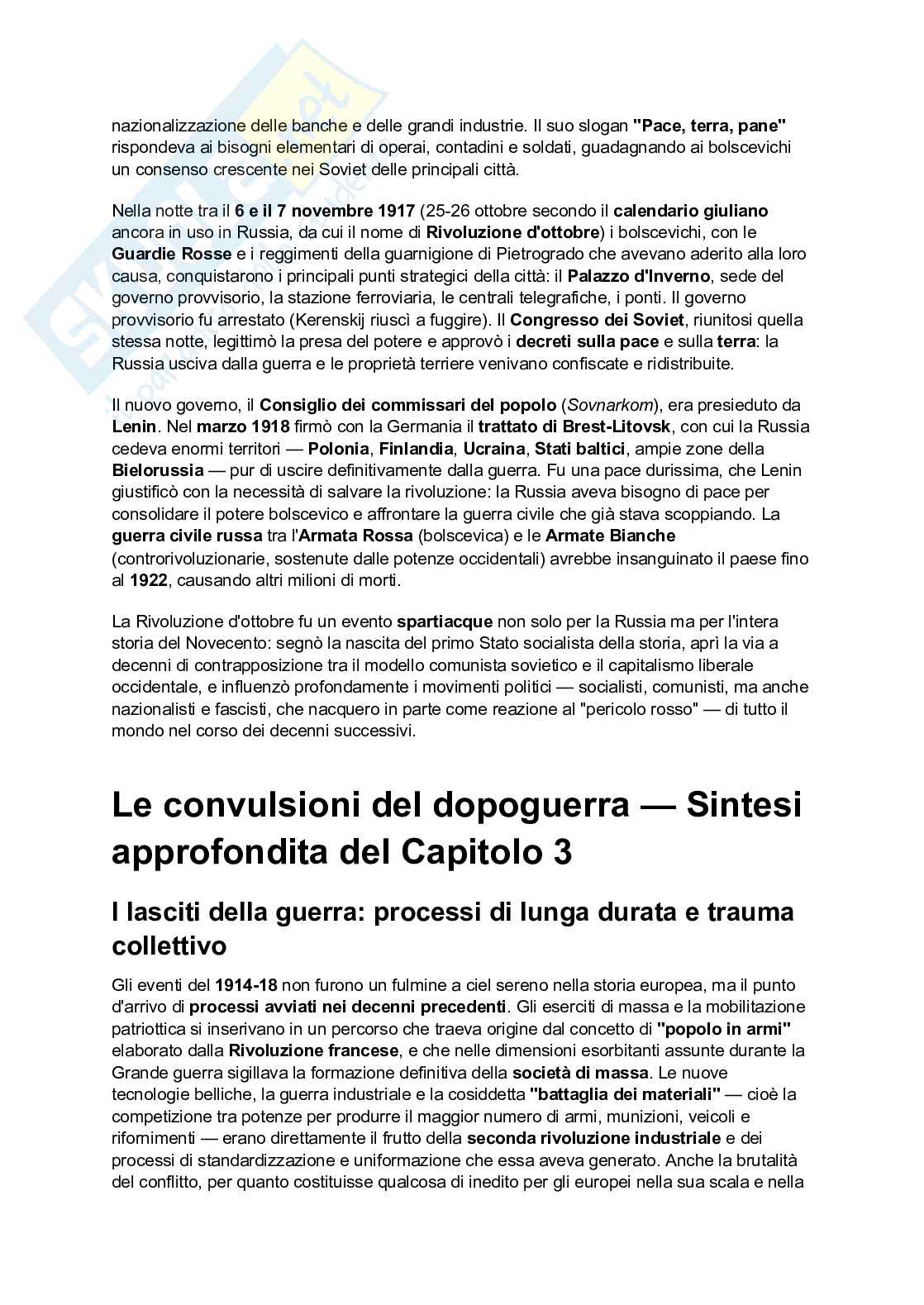 Riassunto esame Storia contemporanea, Prof. Cegna Annalisa, libro consigliato L’Europa del Novecento. Una storia, Carocci, Roma, 2022 (pag 47-108,125-202,253-370), Bartolini, Bonomo, Gagliardi Pag. 11