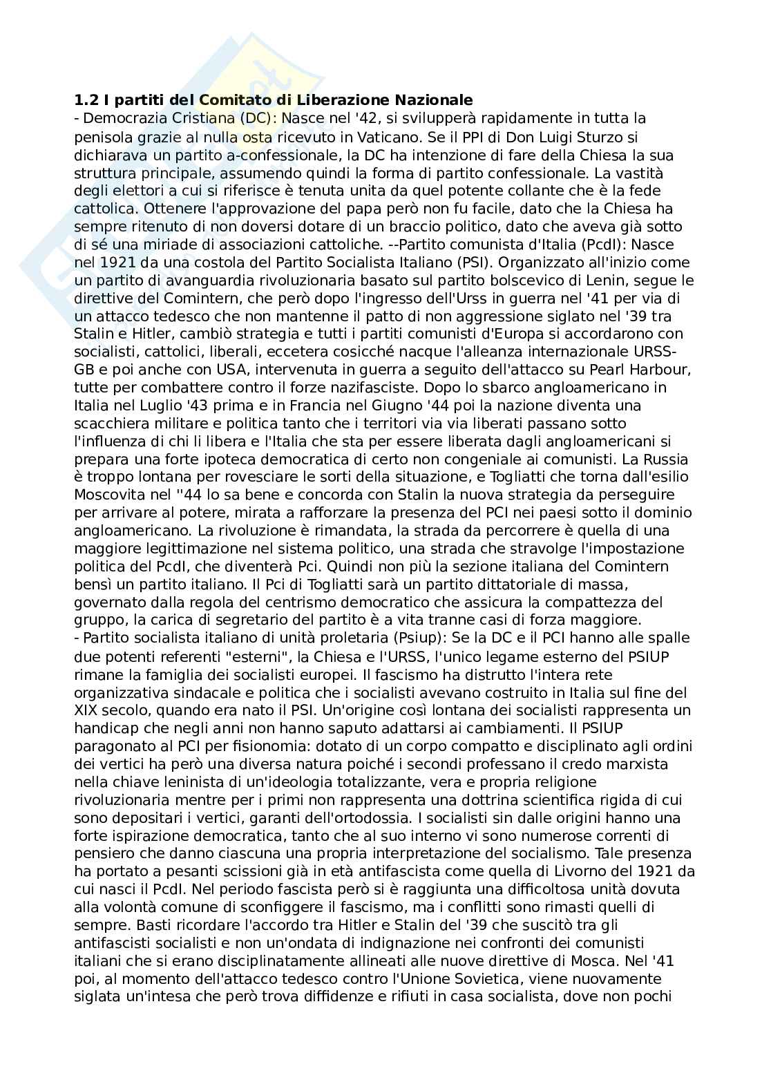 Appunti prima parte Storia contemporanea  Pag. 2