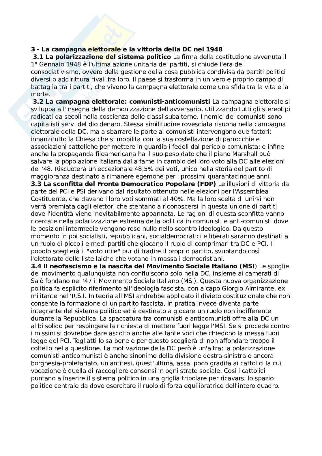 Appunti prima parte Storia contemporanea  Pag. 6