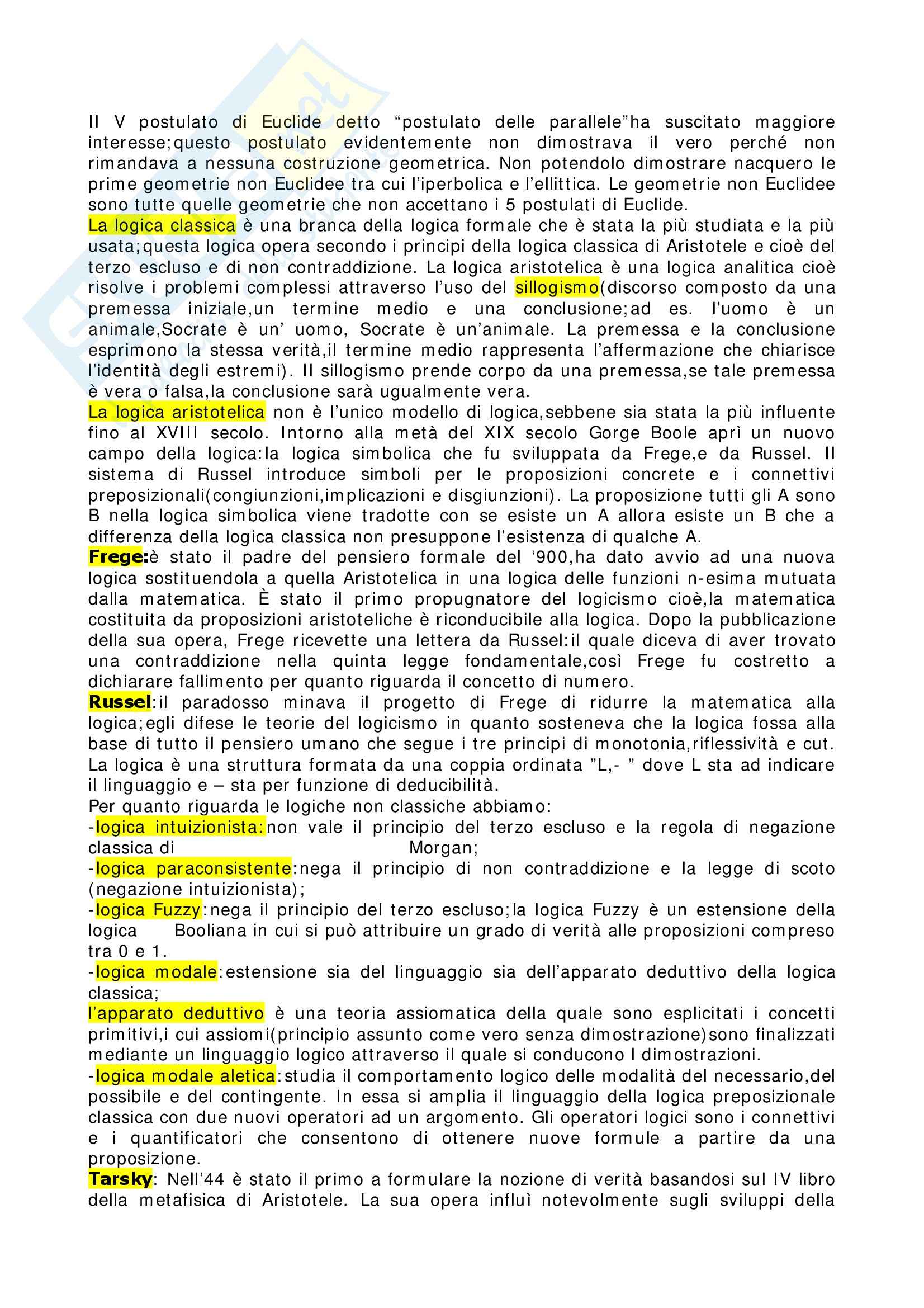 Logica E Filosofia Della Scienza Ecampus