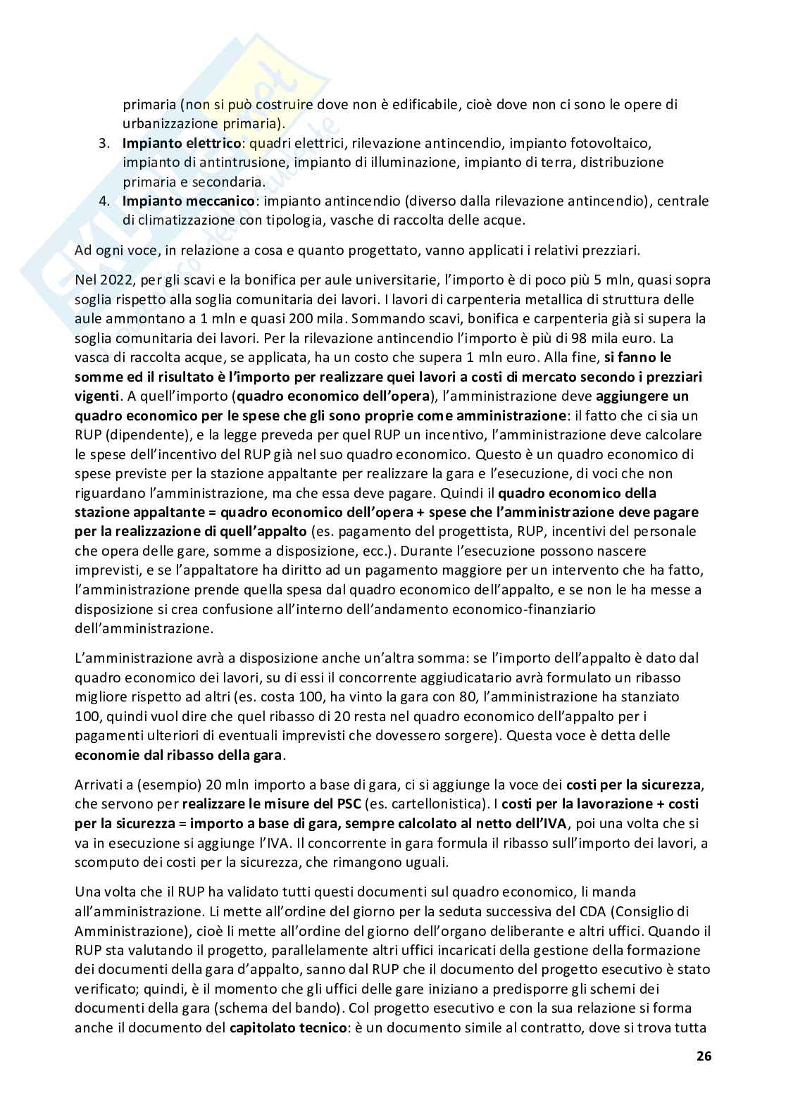 Appunti Legislazione delle opere pubbliche Pag. 26