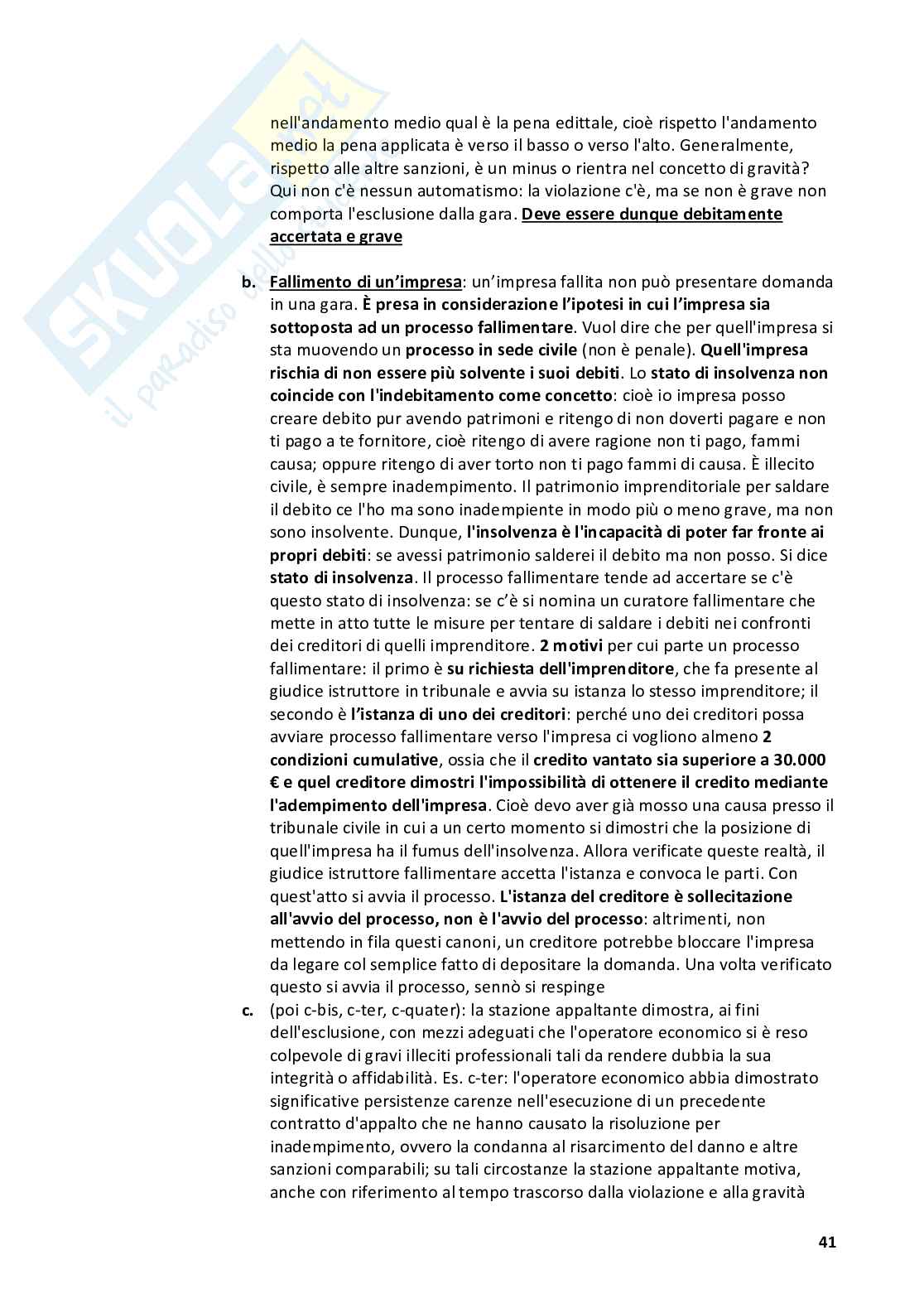 Appunti Legislazione delle opere pubbliche Pag. 41