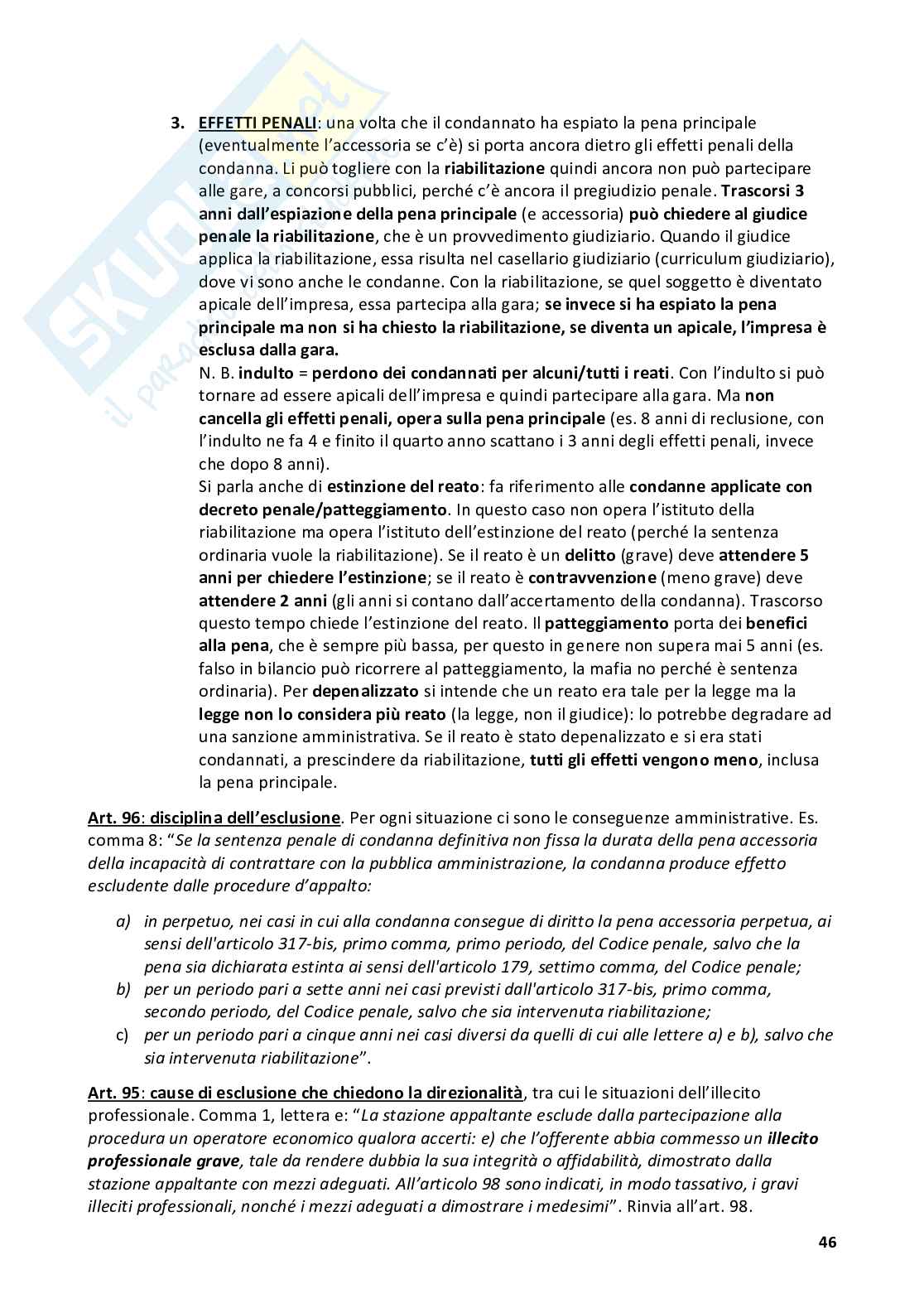 Appunti Legislazione delle opere pubbliche Pag. 46