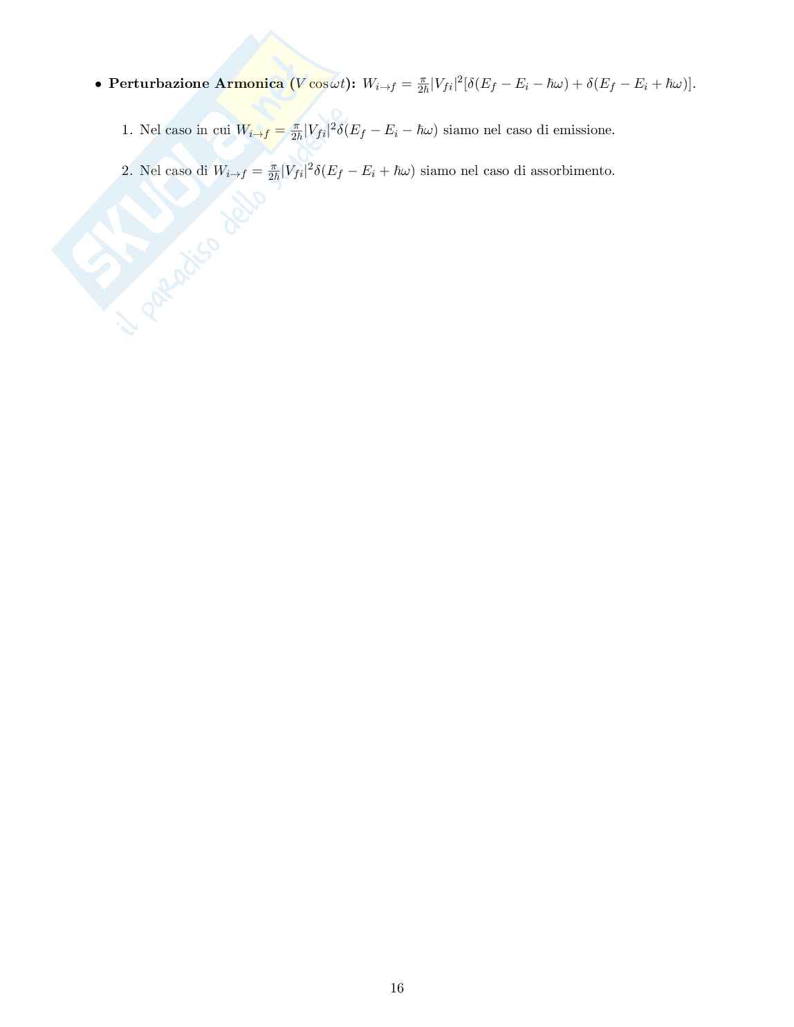 Formulario completo di Meccanica quantistica Pag. 16