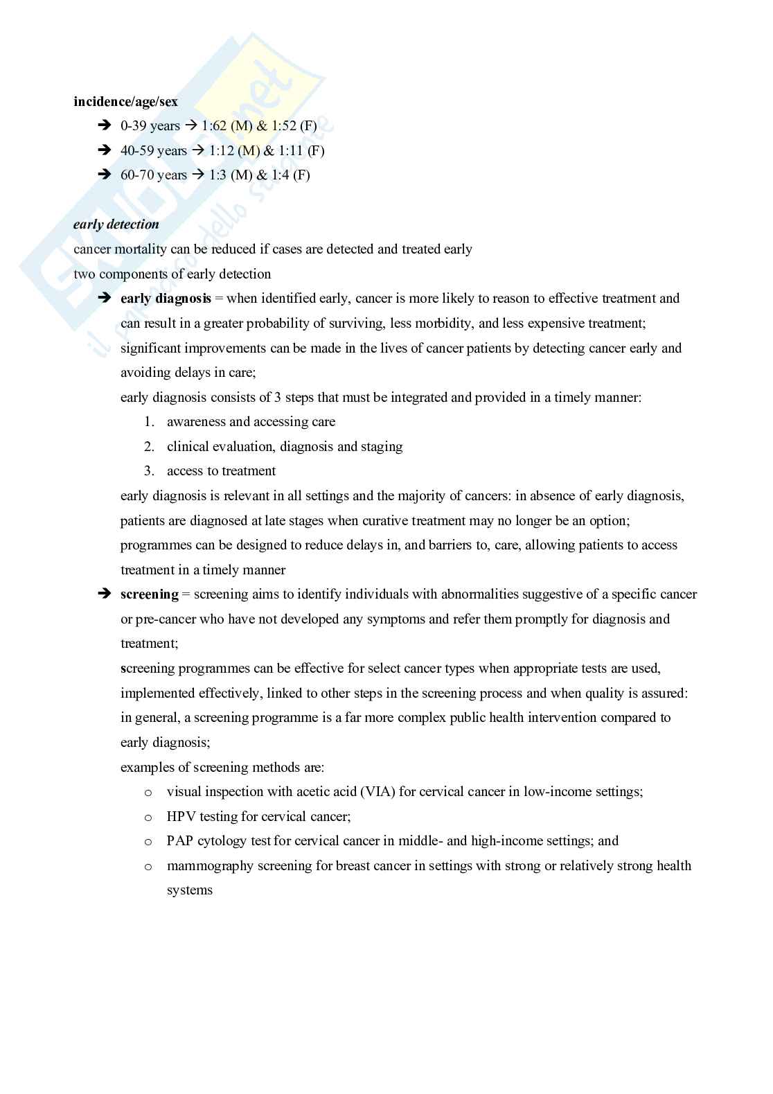 Appunti Anatomia patologica (Anatomical Pathology, Biomolecular Basis of Anatomical Pathology) Pag. 21