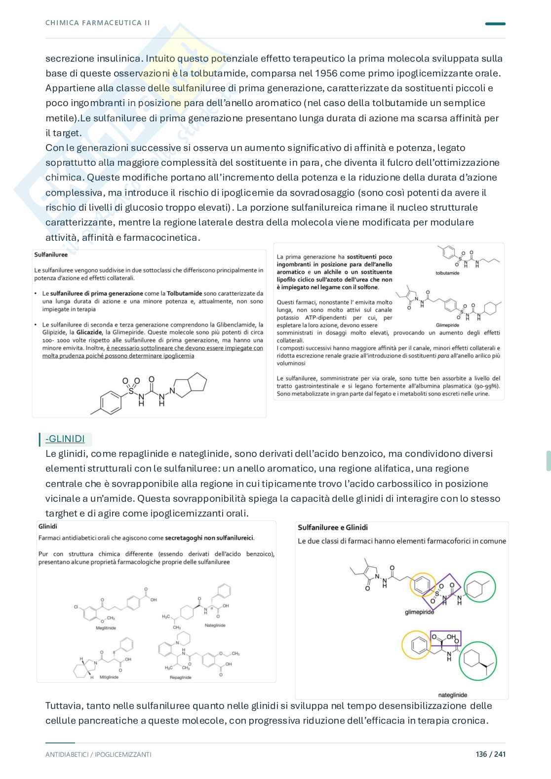 Chimica farmaceutica e tossicologica 2 – Seconda parte, 2025/2026 Pag. 46