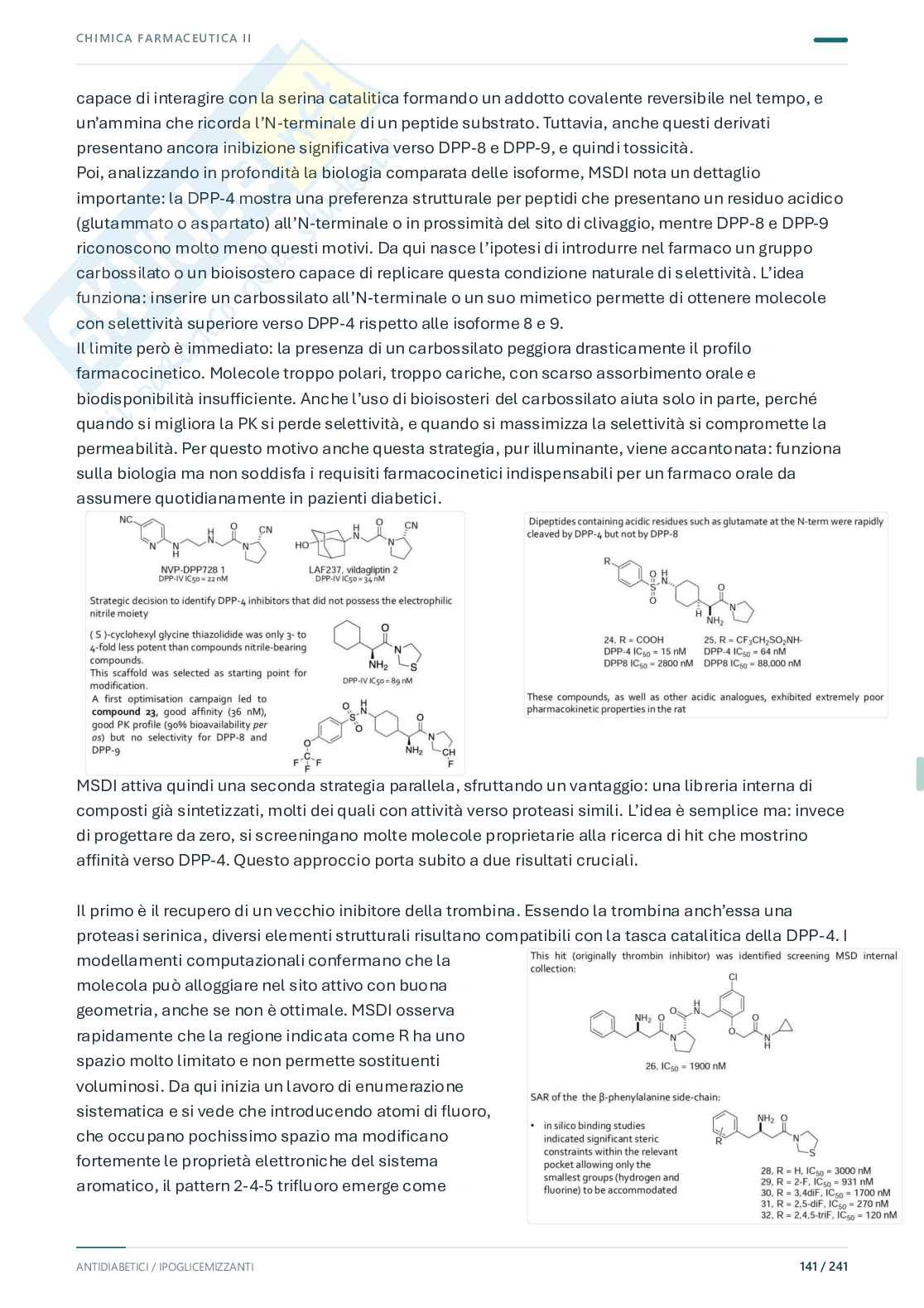 Chimica farmaceutica e tossicologica 2 – Seconda parte, 2025/2026 Pag. 51