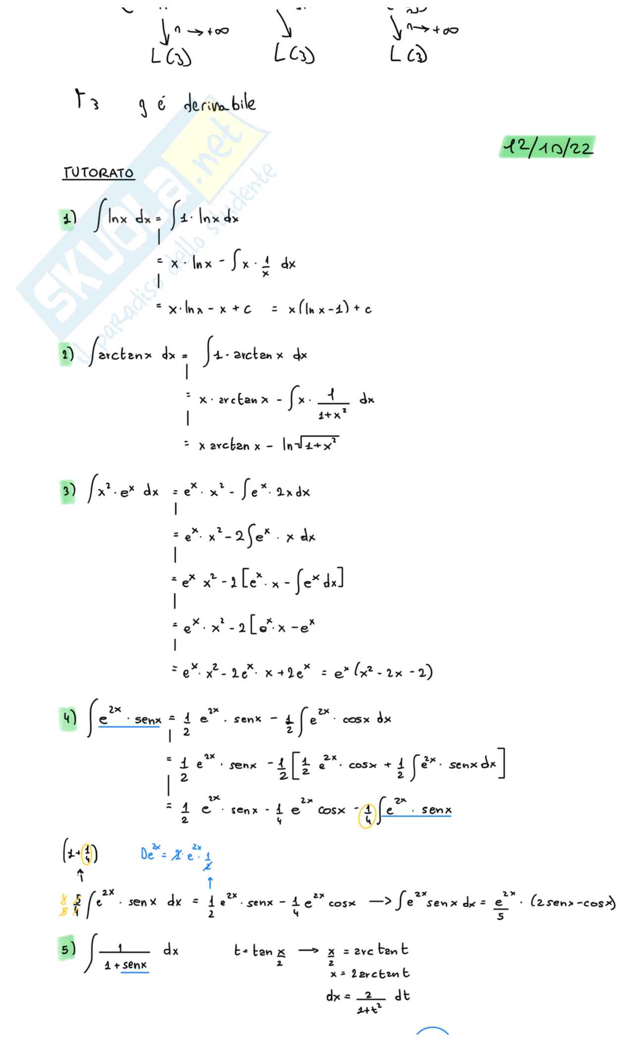 Esercizi tutorato Fondamenti di analisi matematica Pag. 16