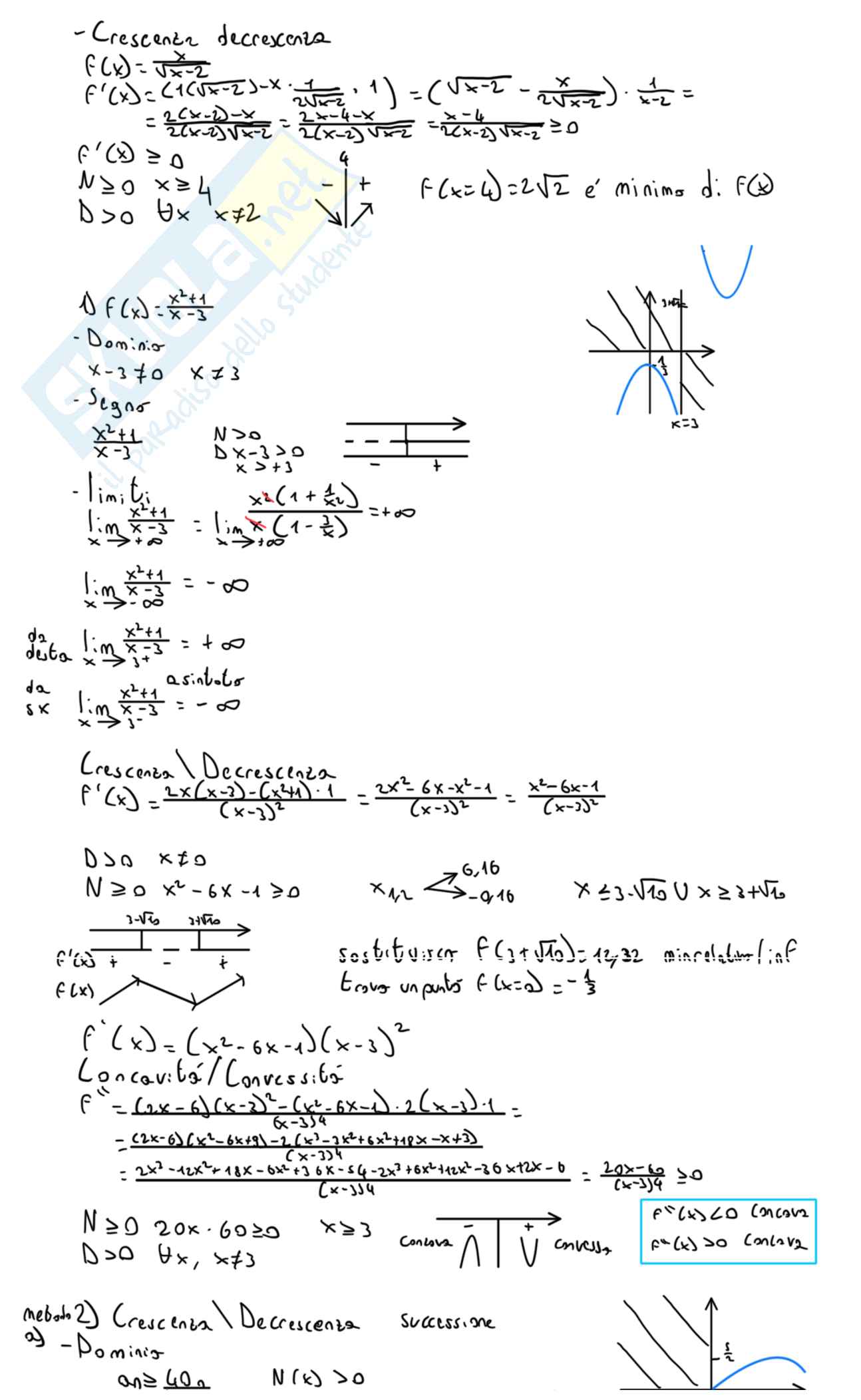 Esercizi tutorato Fondamenti di analisi matematica Pag. 6