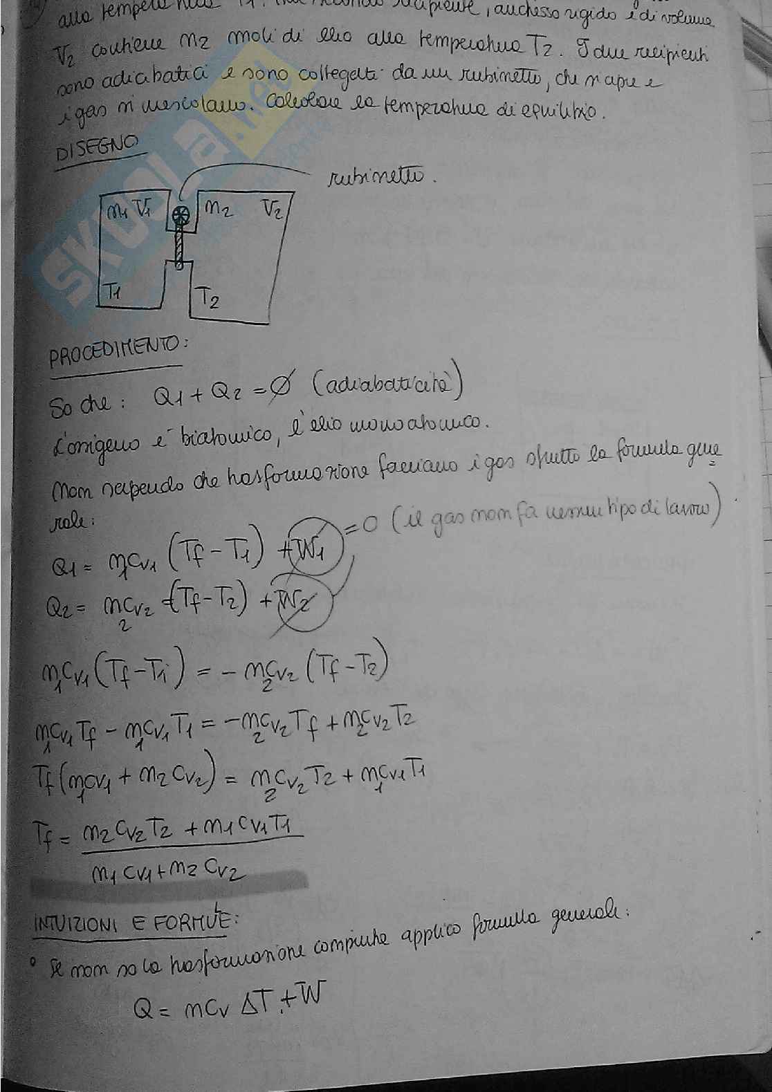 Esercizi risolti di termodinamica - Fisica I, prof.Grando Pag. 16
