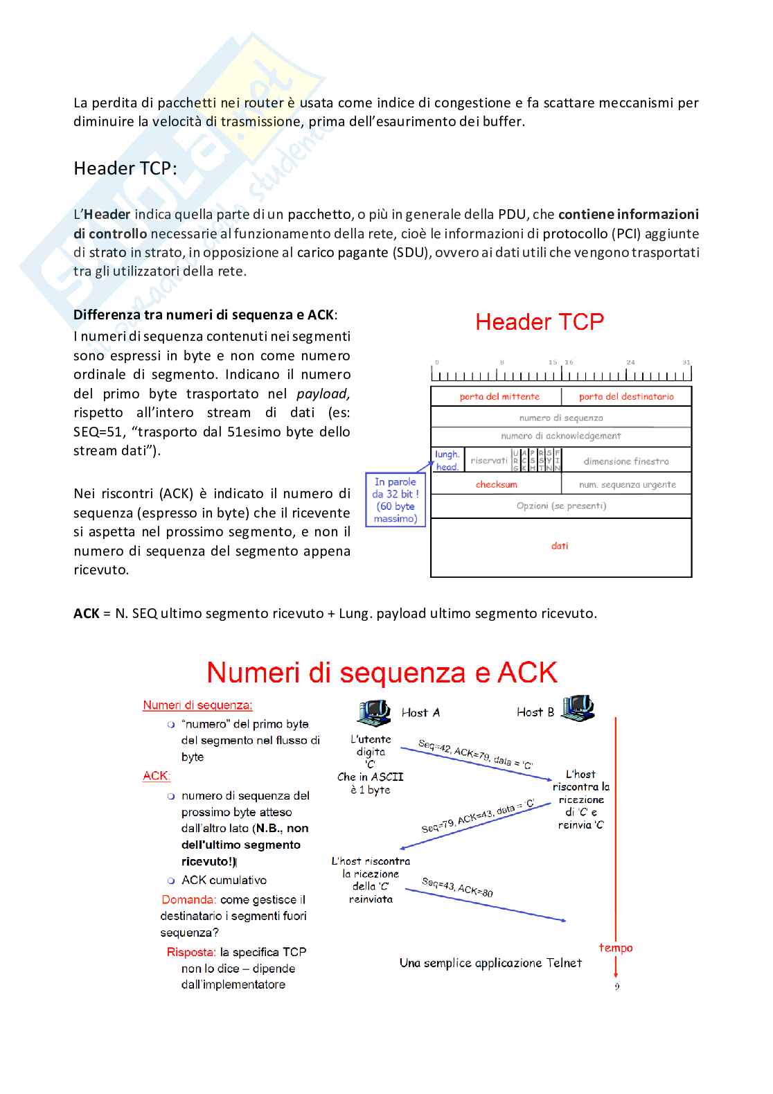 Reti di calcolatori Pag. 16