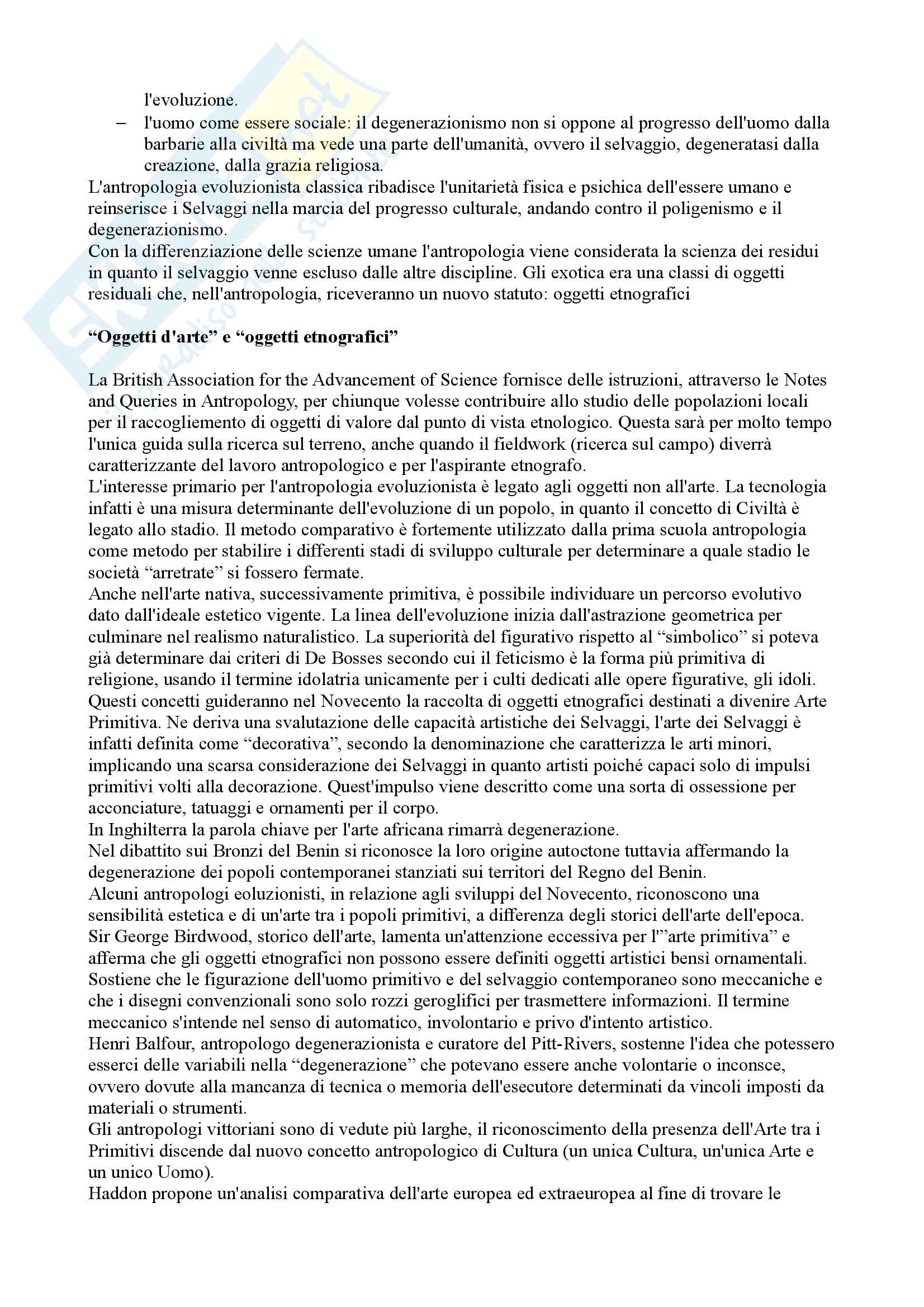 Riassunto esame Antropologia dei patrimoni culturali prof.ssa Rossi, testo consigliato: D'incanto in incanto - Ciminelli Pag. 6