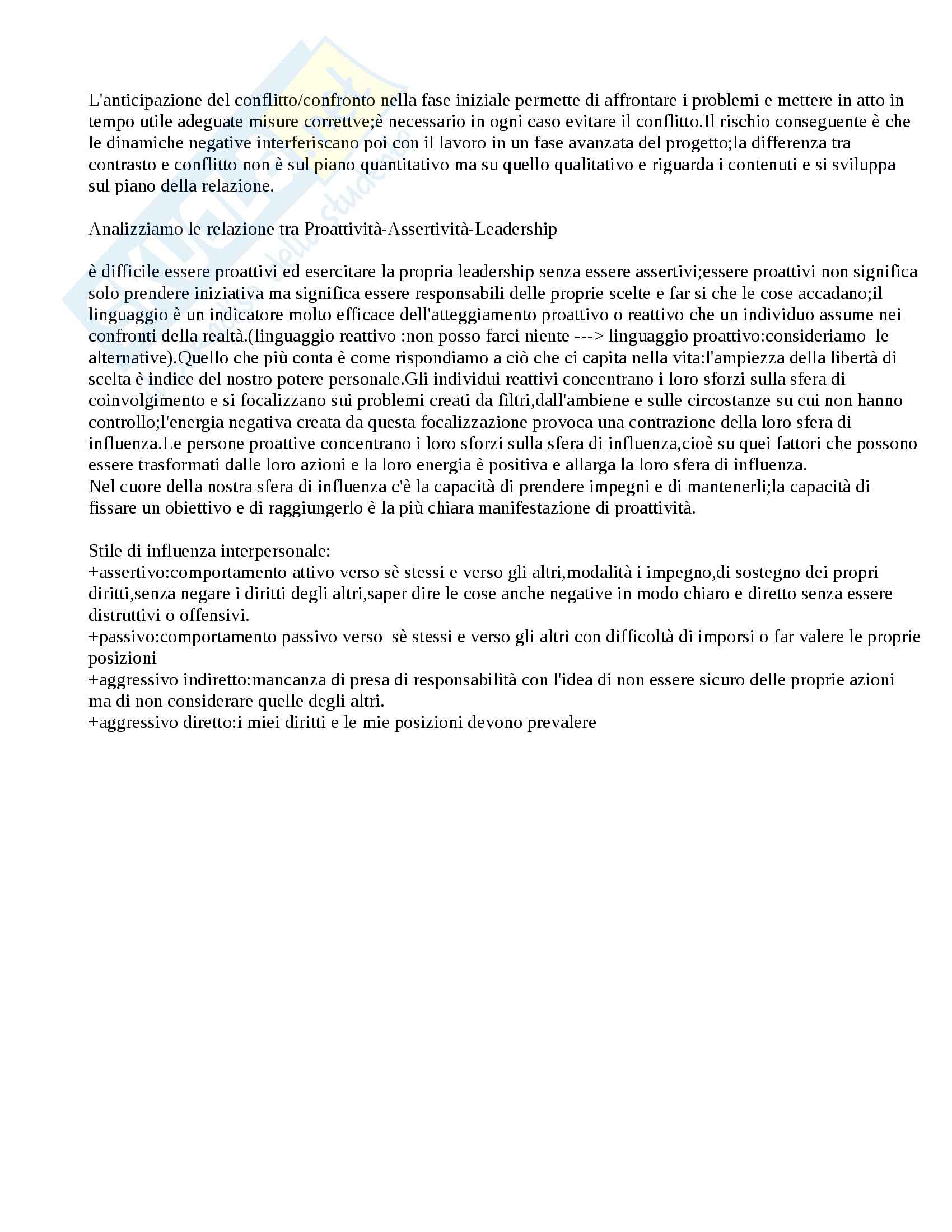 Organizzazione delle Risorse Umane - Appunti Pag. 16