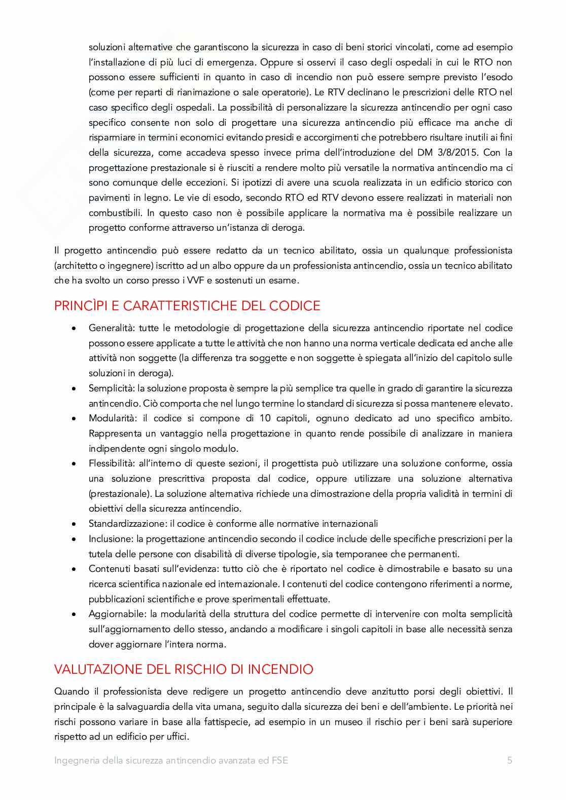 Appunti Ingegneria della sicurezza antincendio avanzata ed FSE Pag. 6