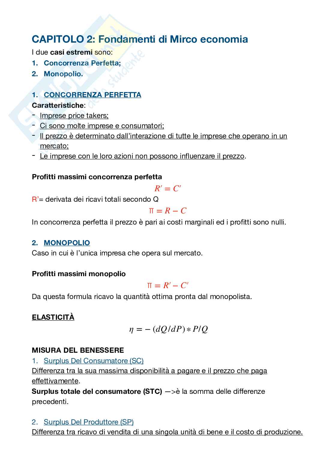 Appunti Economia dell'organizzazione aziendale  Pag. 1