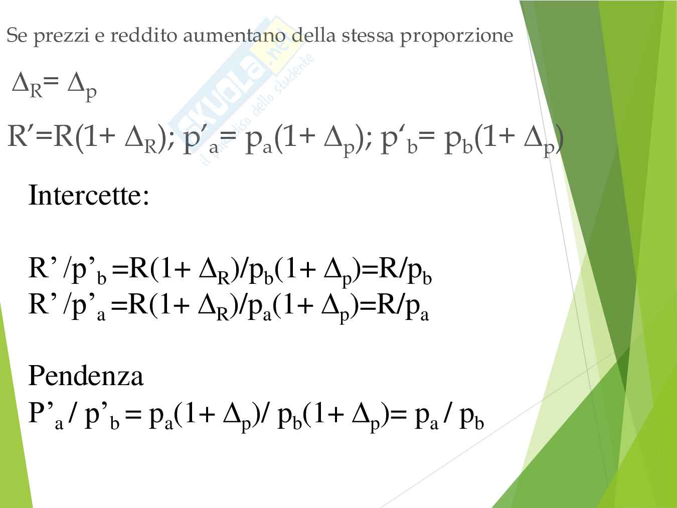 Slides Teoria consumatore Pag. 21